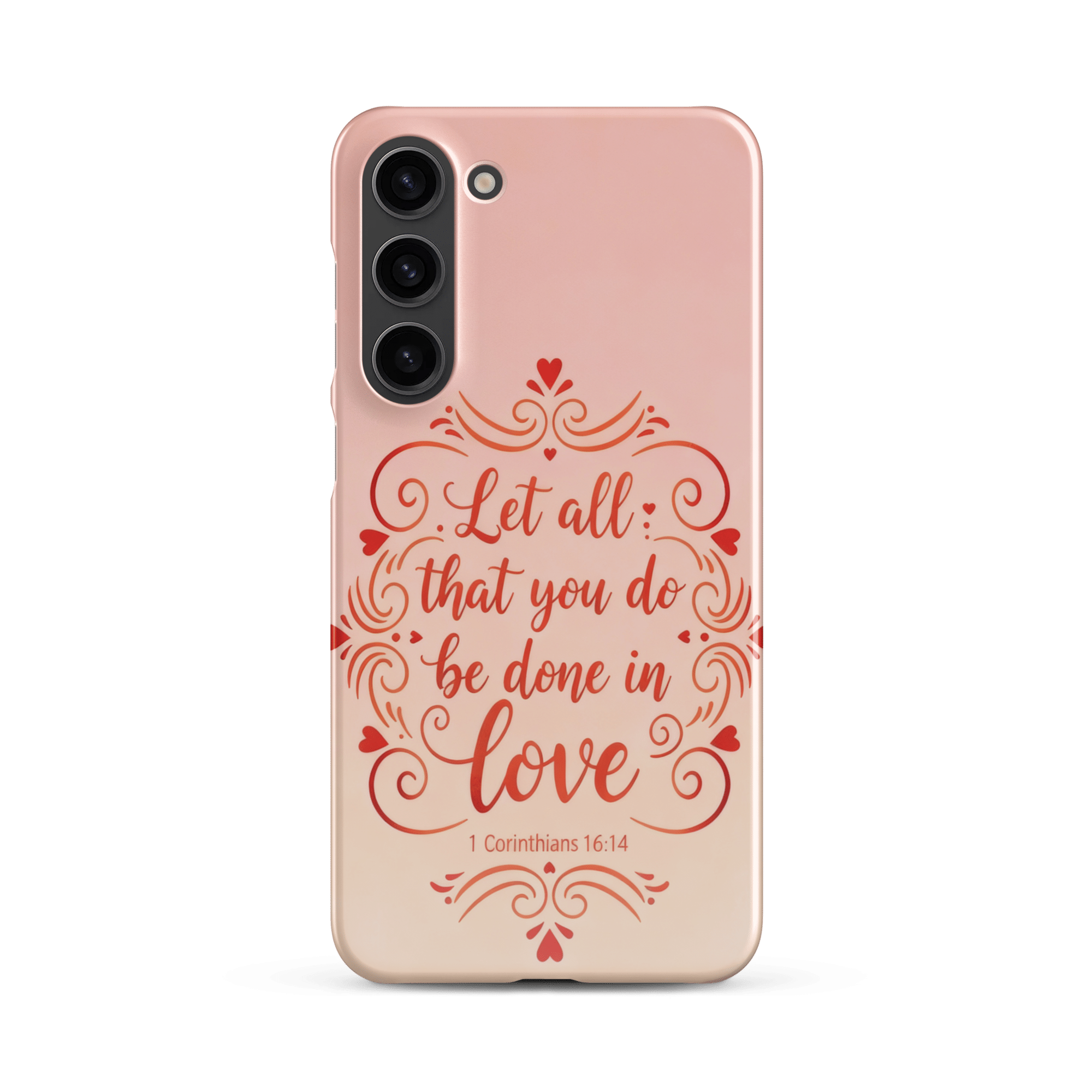 Corinthians Love Script Snap Samsung Case - Image 8