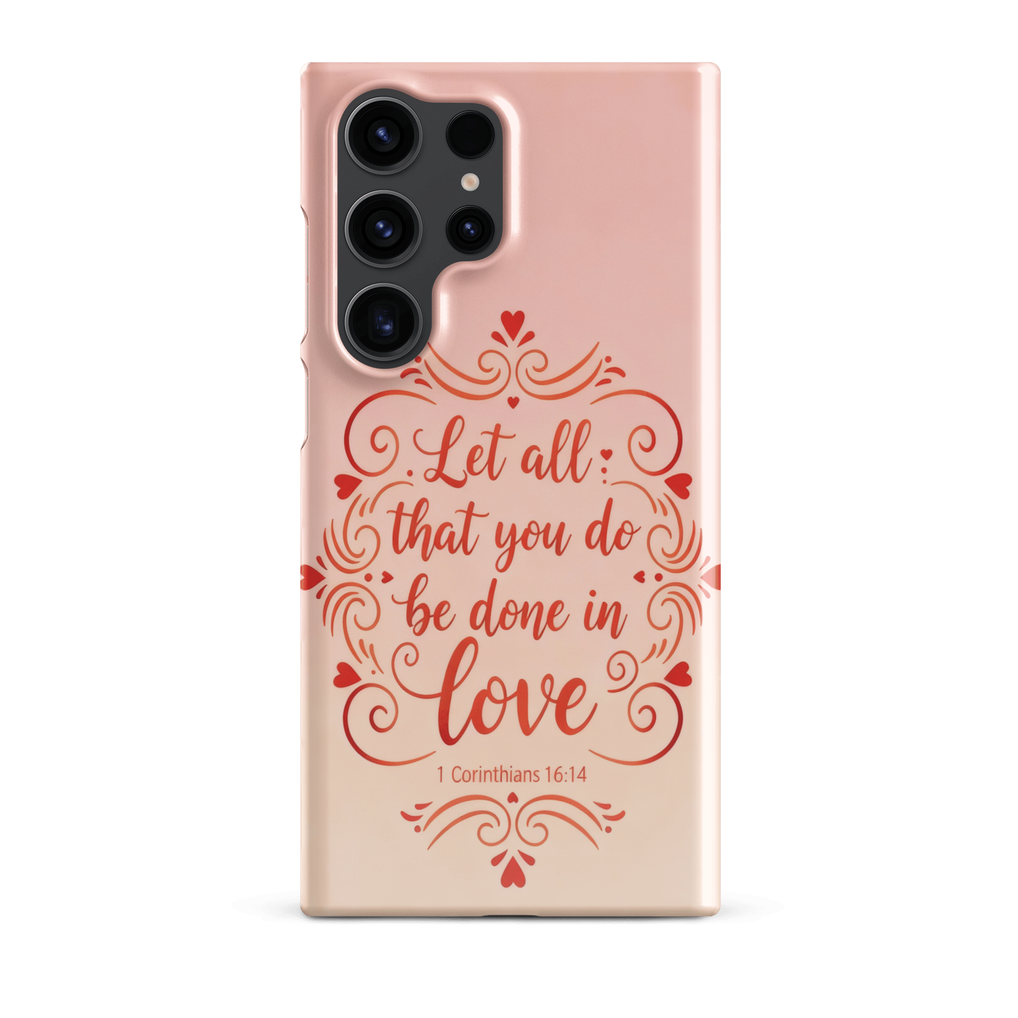 Corinthians Love Script Snap Samsung Case - Image 7