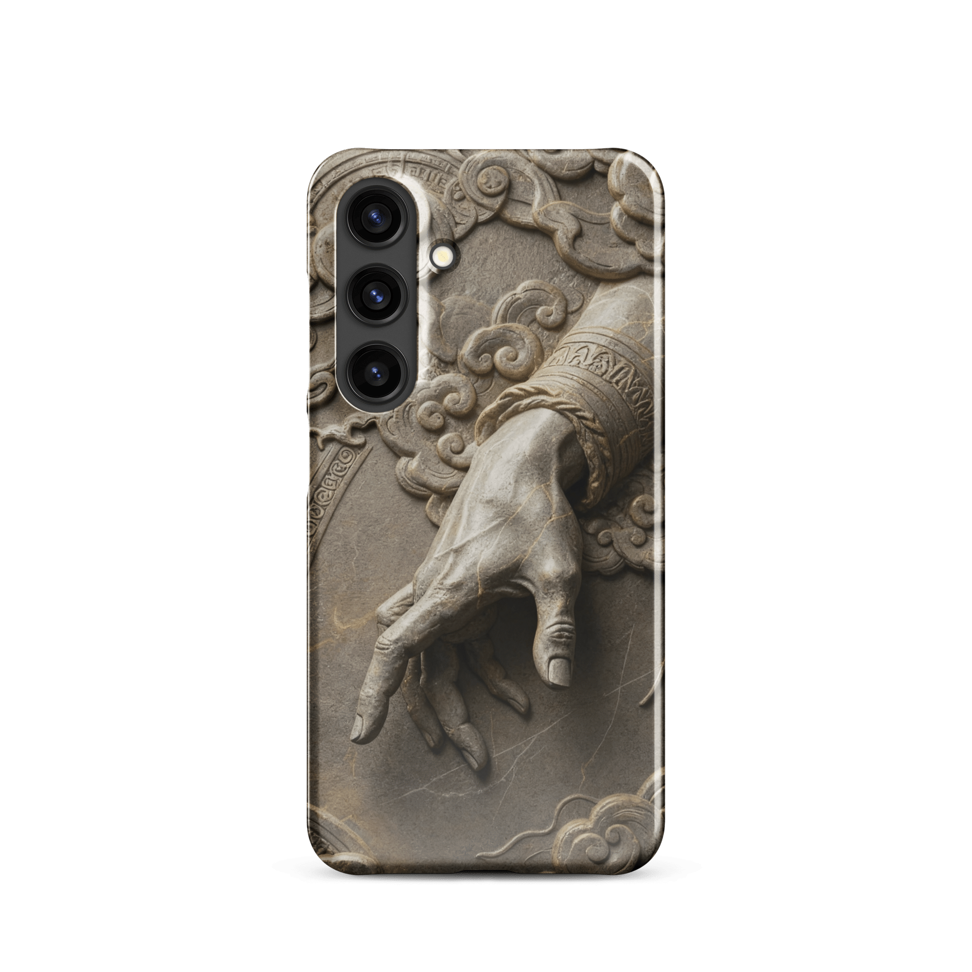 Divine Hand in Stone Clouds Snap Samsung Case - Image 6