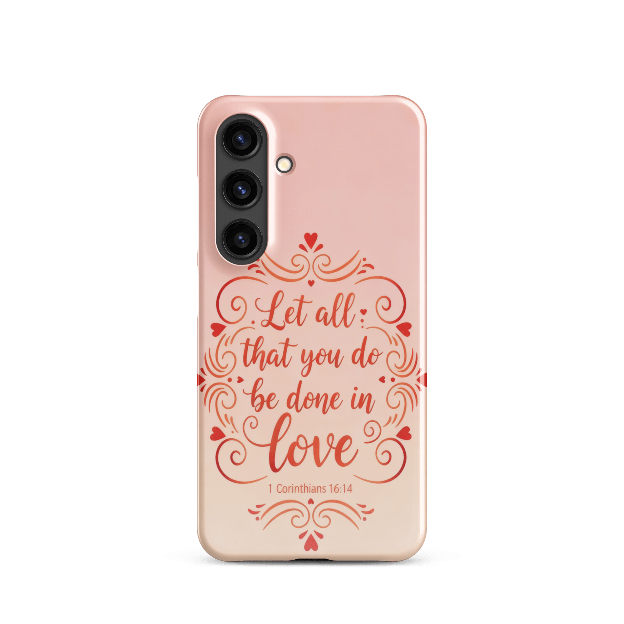 Corinthians Love Script Snap Samsung Case - Image 6