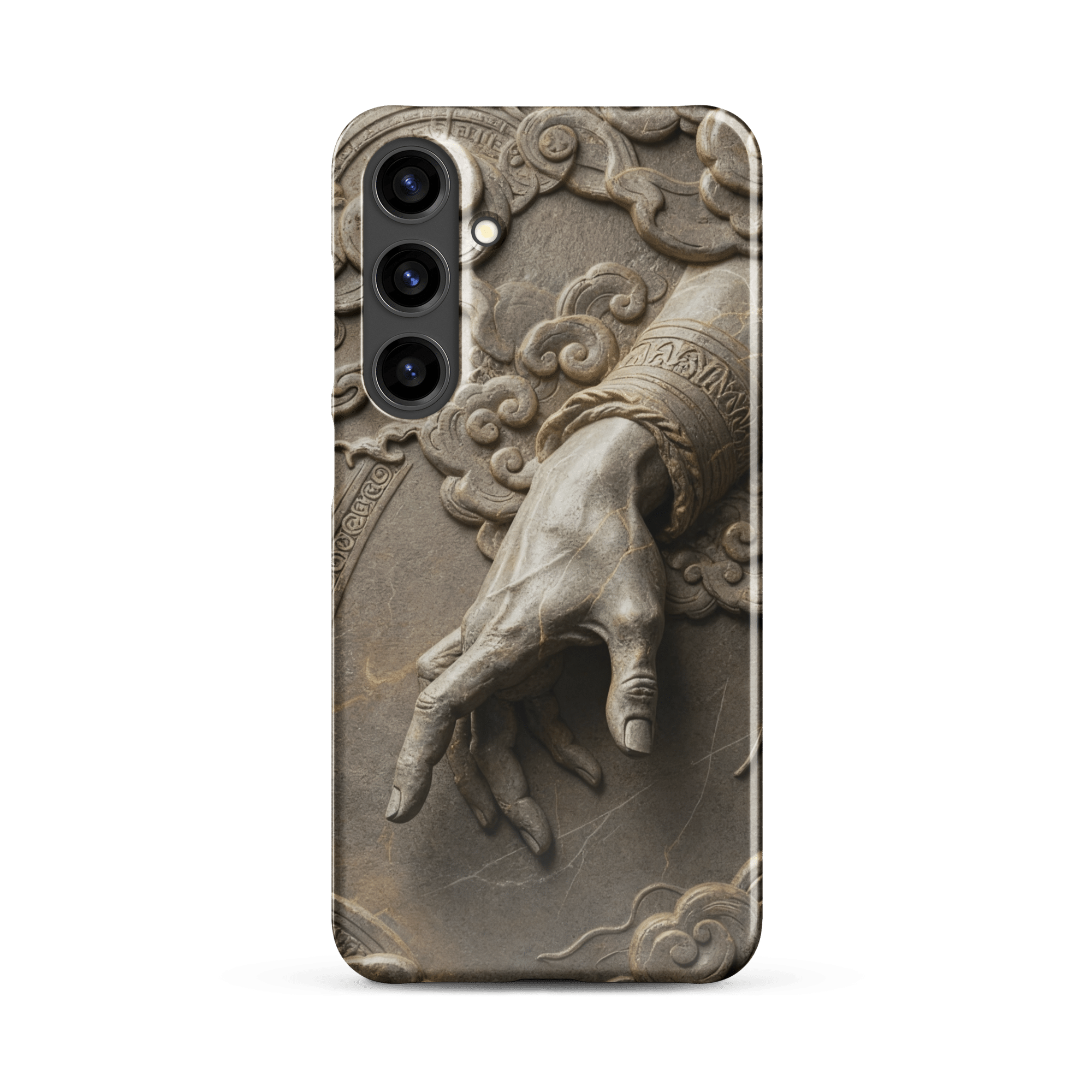 Divine Hand in Stone Clouds Snap Samsung Case - Image 5