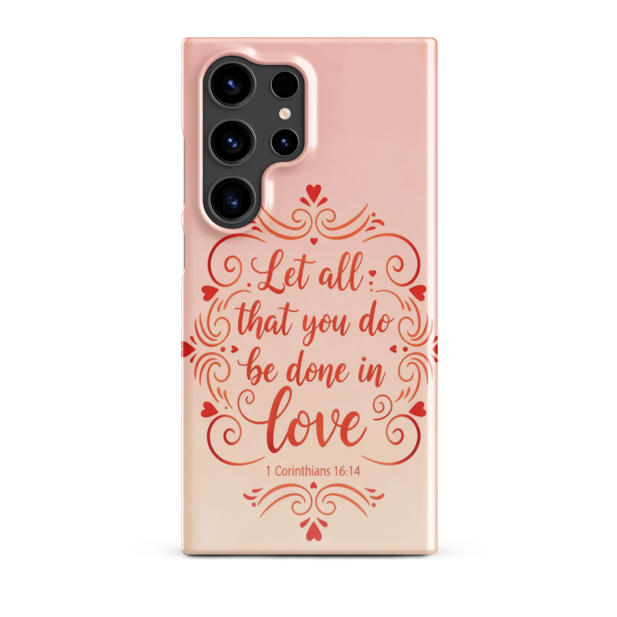 Corinthians Love Script Snap Samsung Case - Image 4