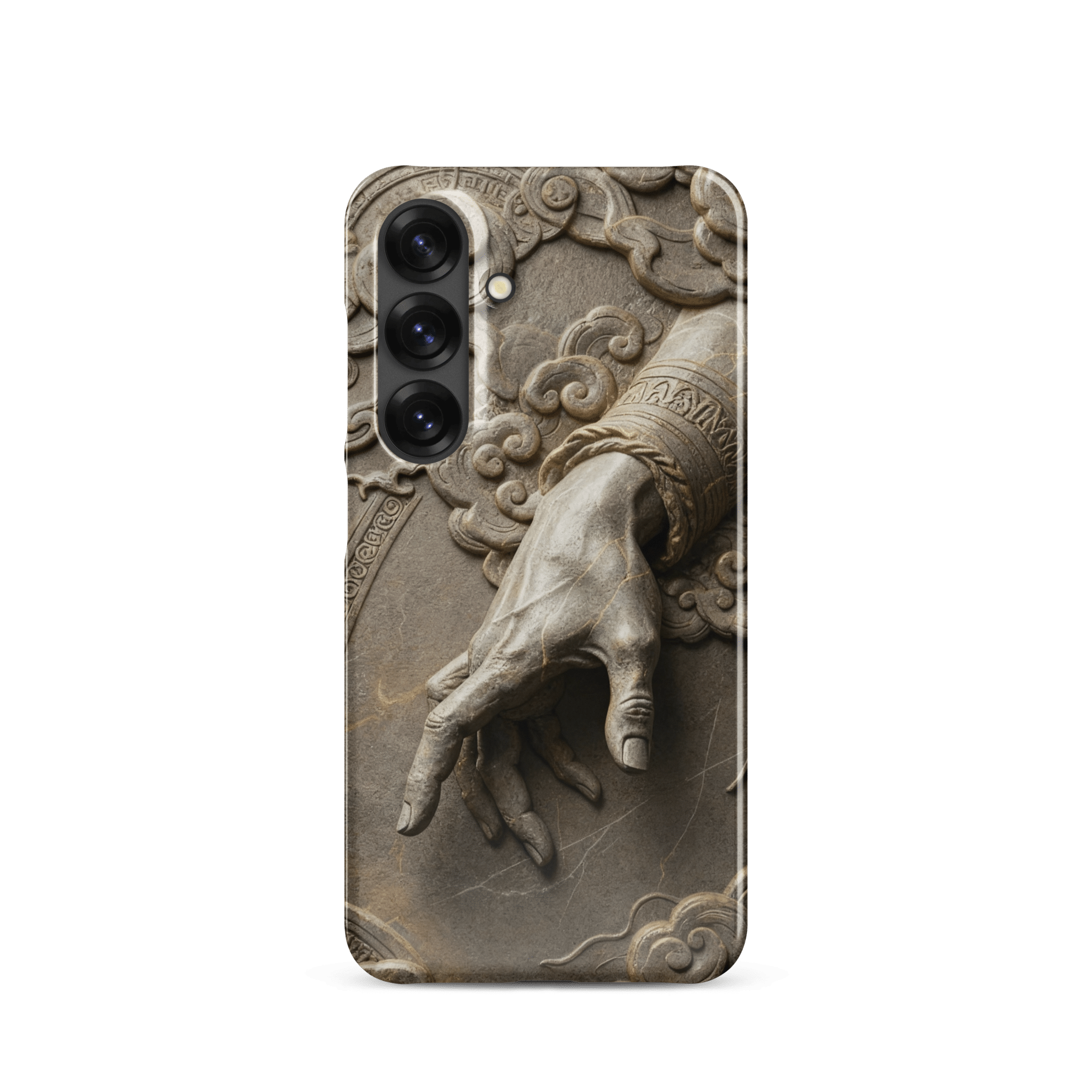 Divine Hand in Stone Clouds Snap Samsung Case - Image 3