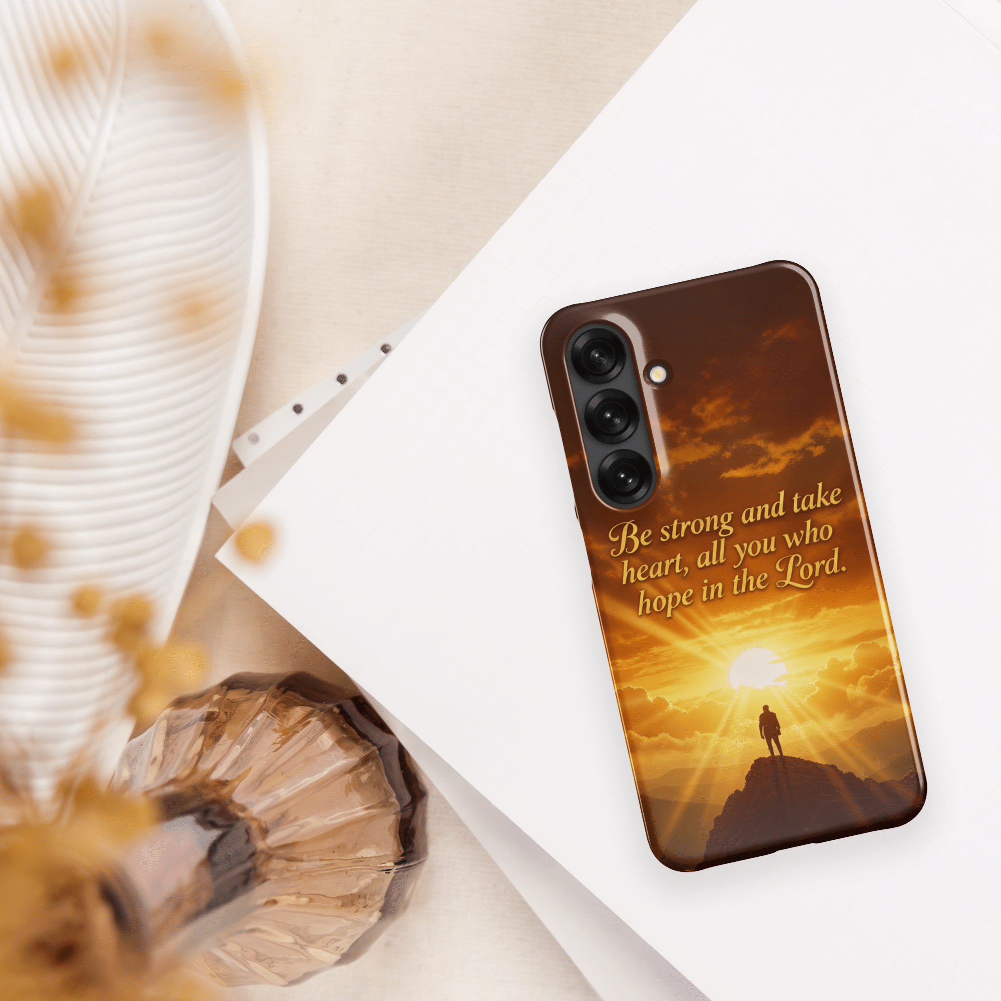 Be Strong in The Lord Snap Samsung Case - Image 12