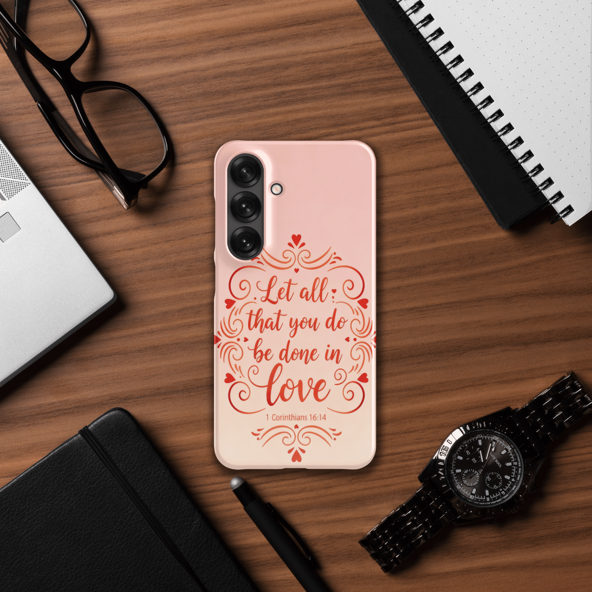 Corinthians Love Script Snap Samsung Case - Image 12