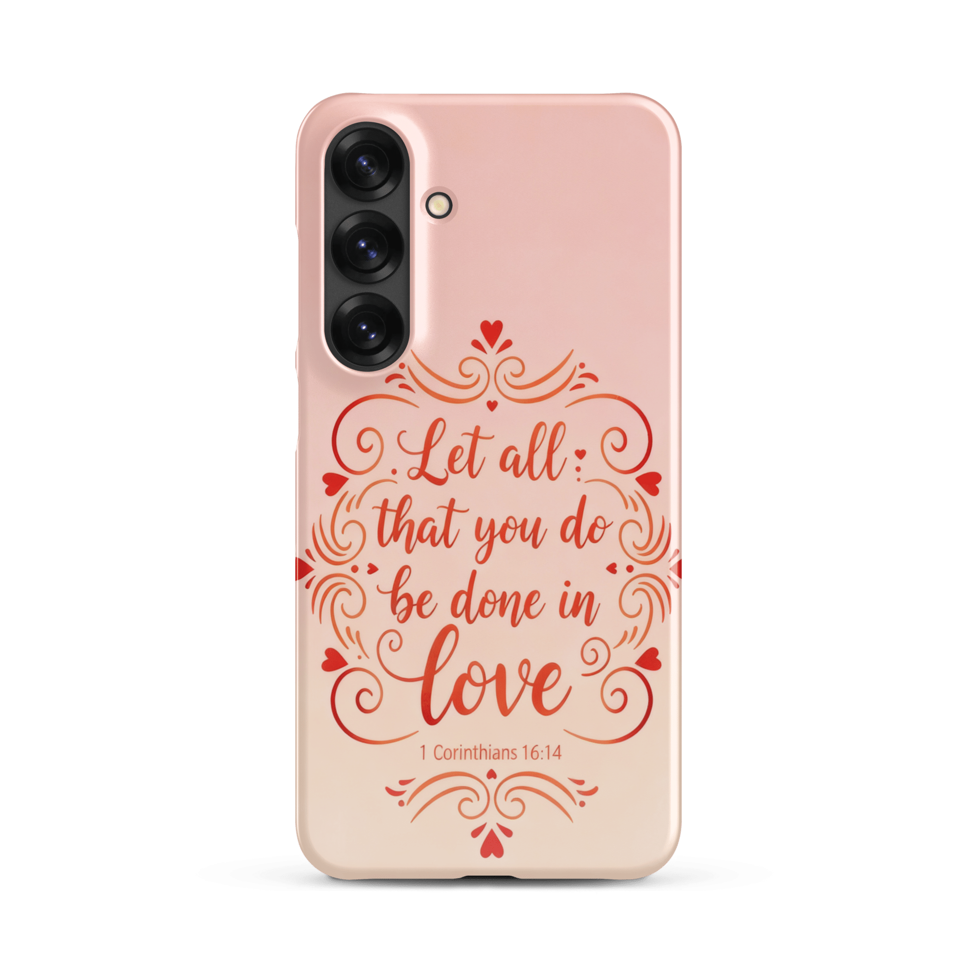Corinthians Love Script Snap Samsung Case - Image 2