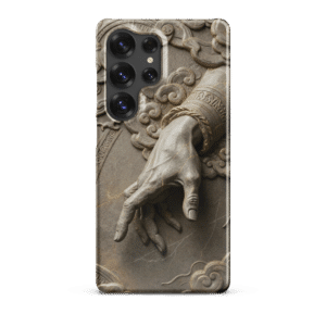 Divine Hand in Stone Clouds Snap Samsung Case