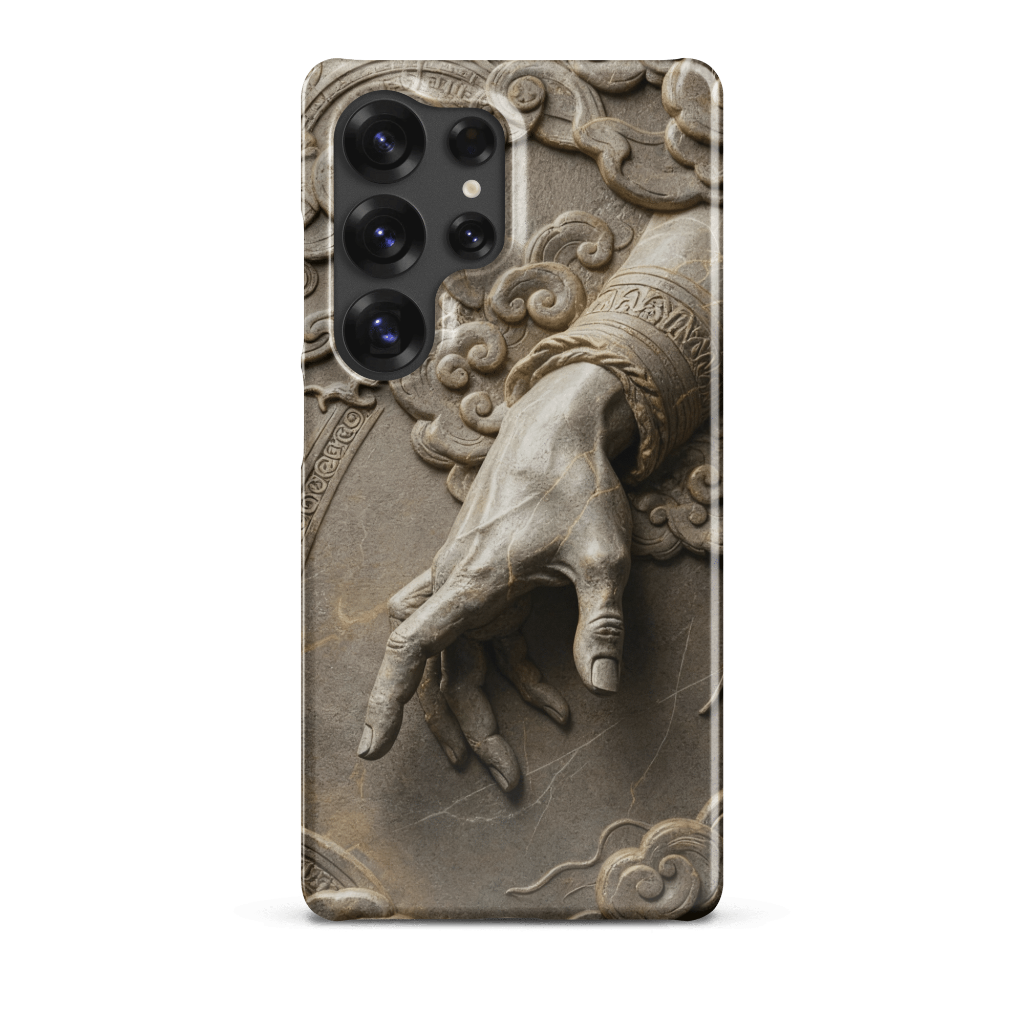 Divine Hand in Stone Clouds Snap Samsung Case