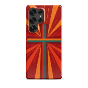 Sunburst Cross Snap Samsung Case