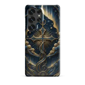 Ornate Celestial Cross Snap Samsung Case