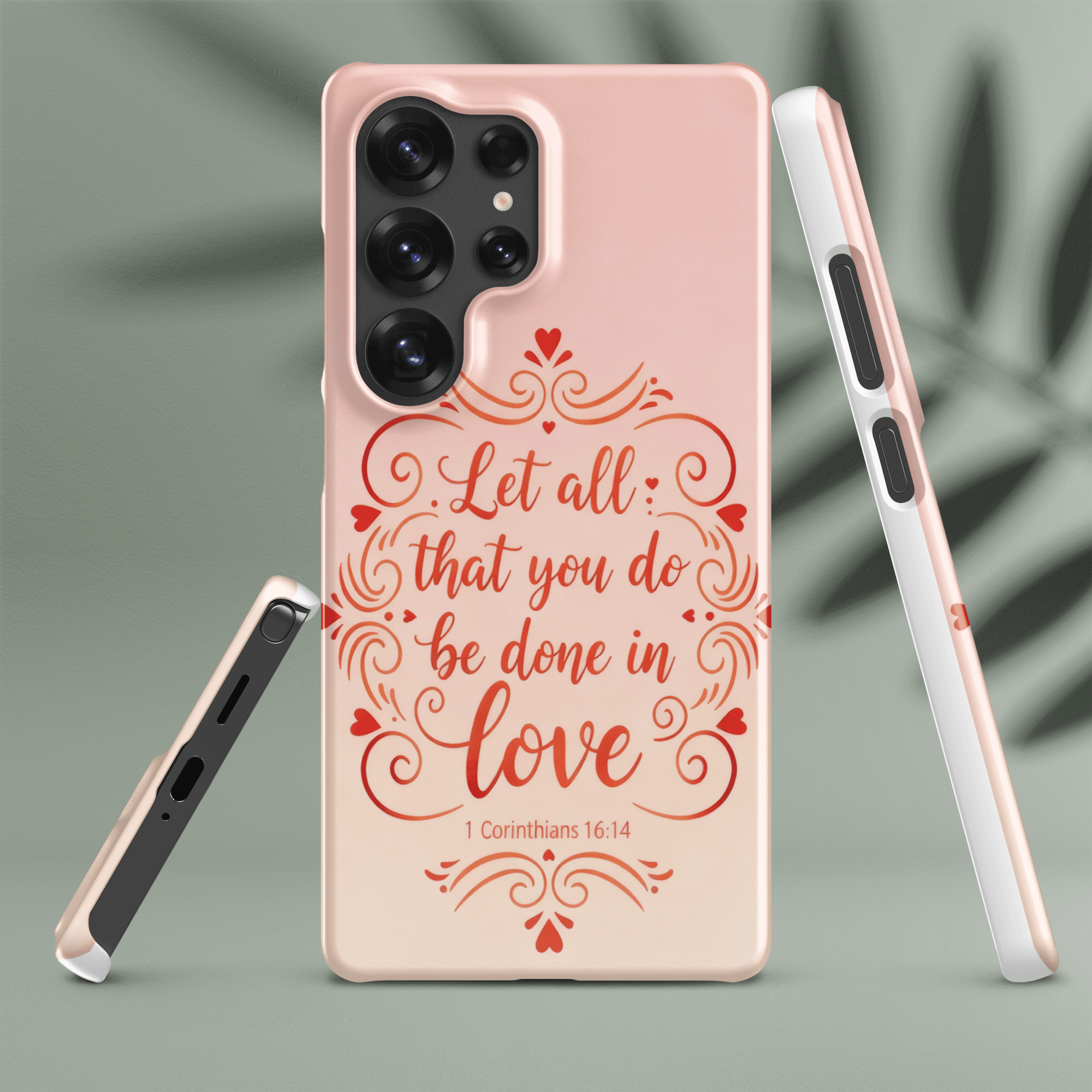 Corinthians Love Script Snap Samsung Case - Image 11