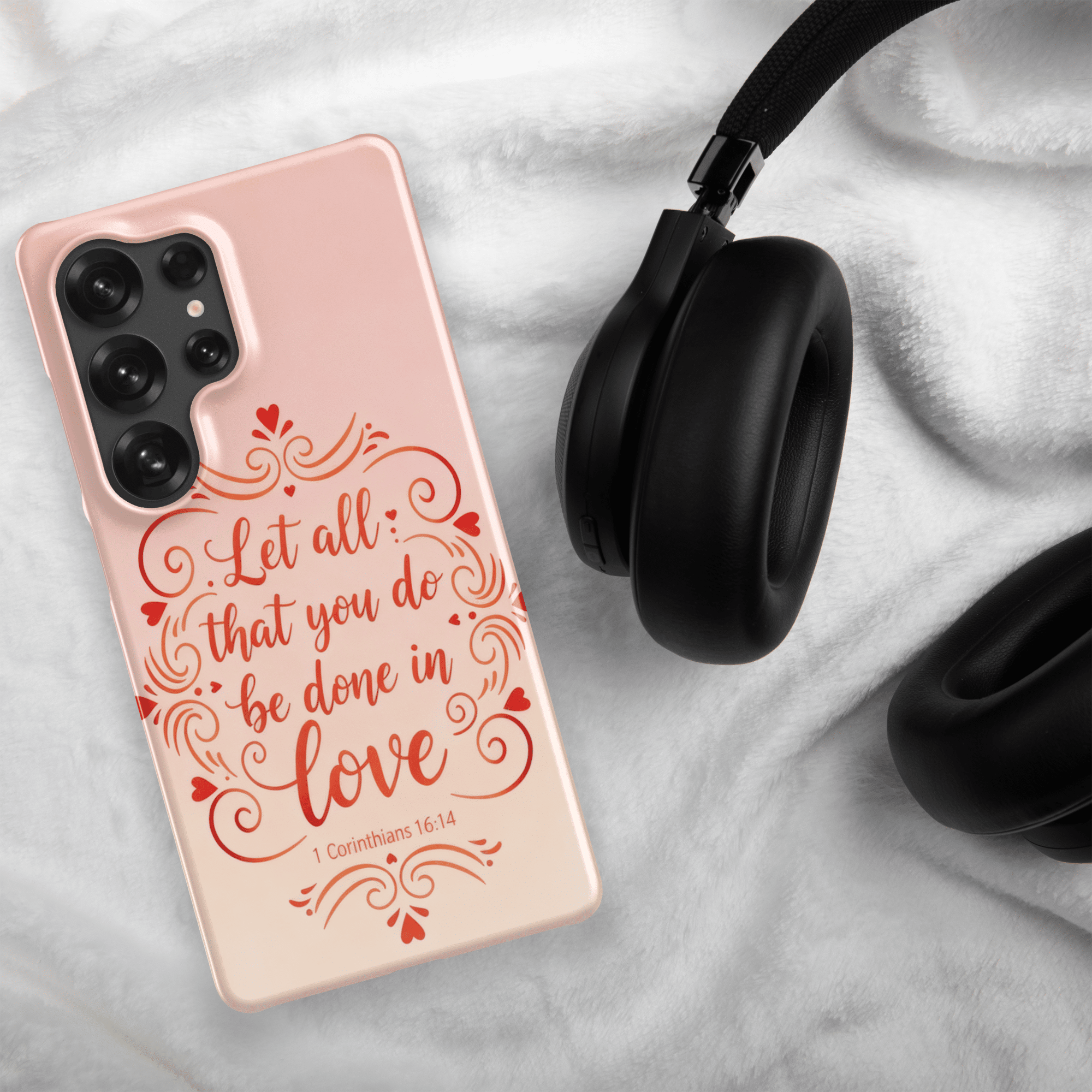 Corinthians Love Script Snap Samsung Case - Image 10
