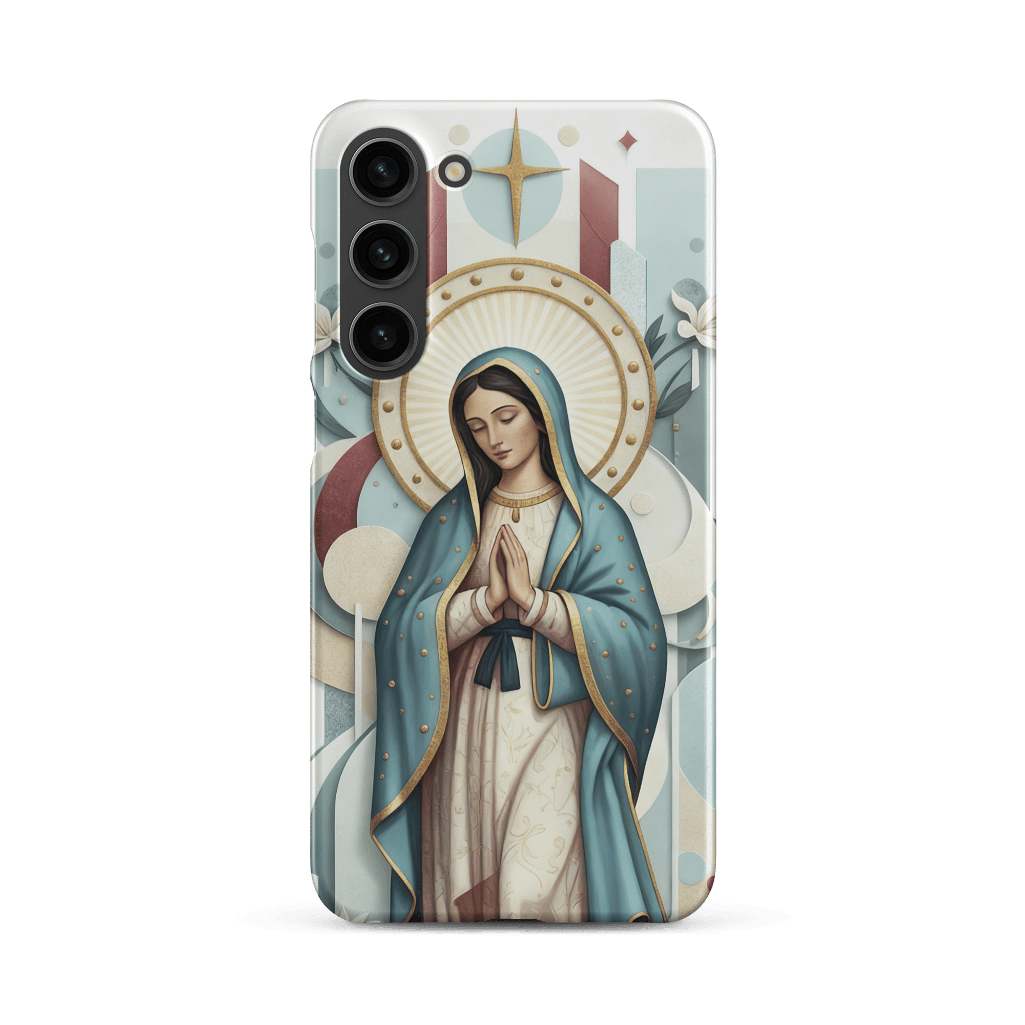 Blessed Mother Mary Pray For Us Snap Samsung Case - Image 8