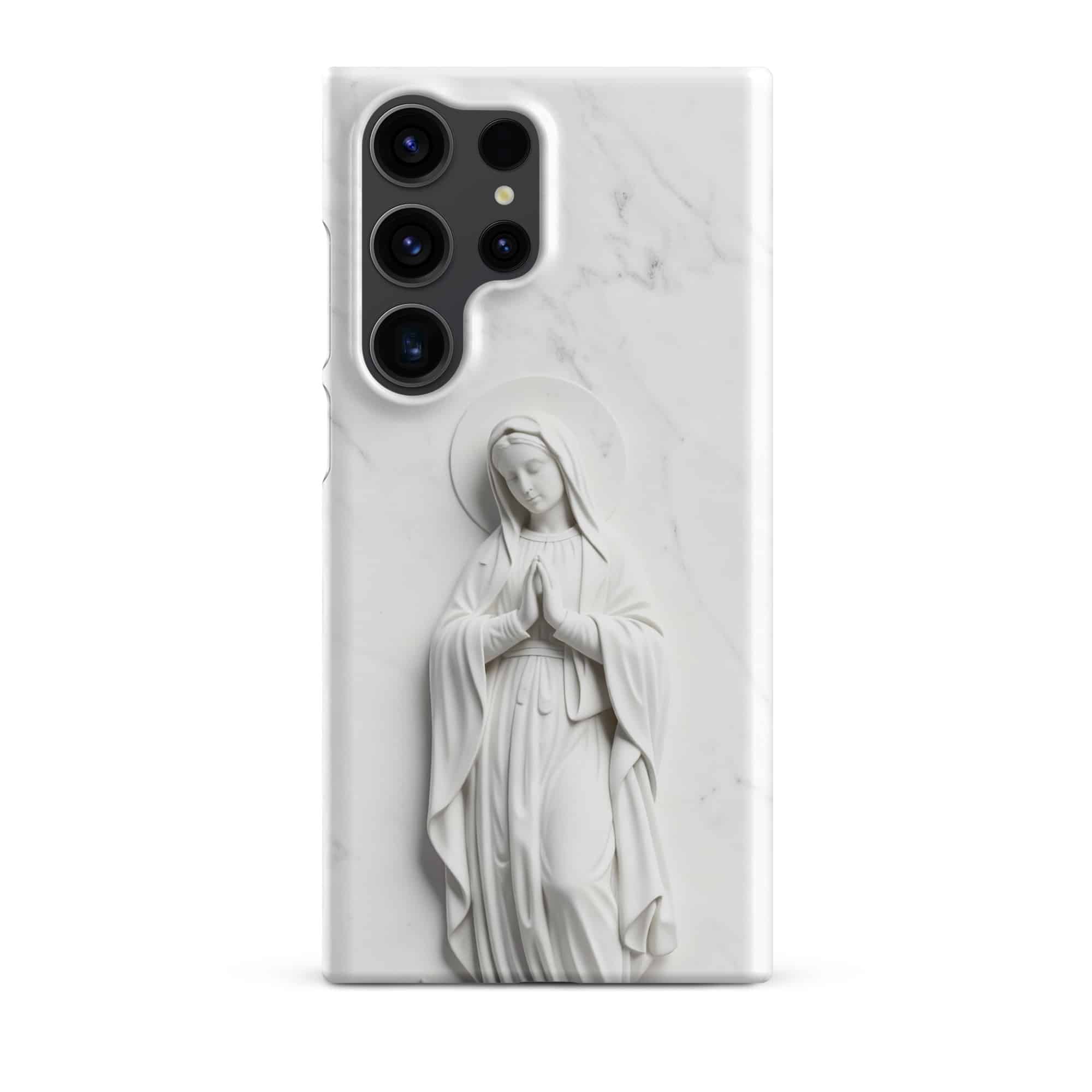 Virgin Mary Marble Snap Samsung Case - Image 7