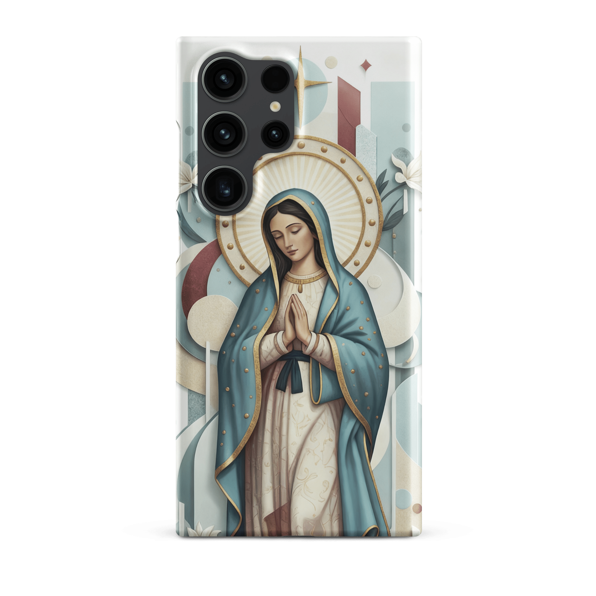 Blessed Mother Mary Pray For Us Snap Samsung Case - Image 7