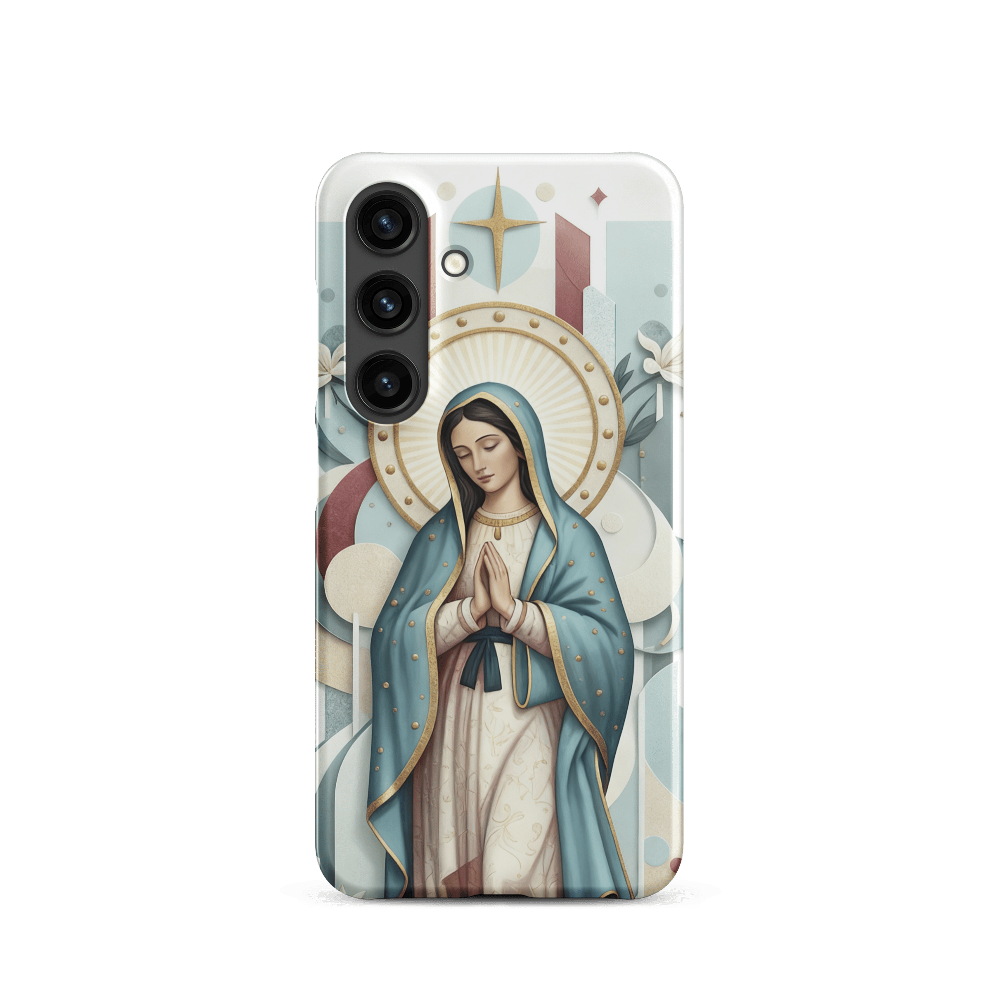 Blessed Mother Mary Pray For Us Snap Samsung Case - Image 6