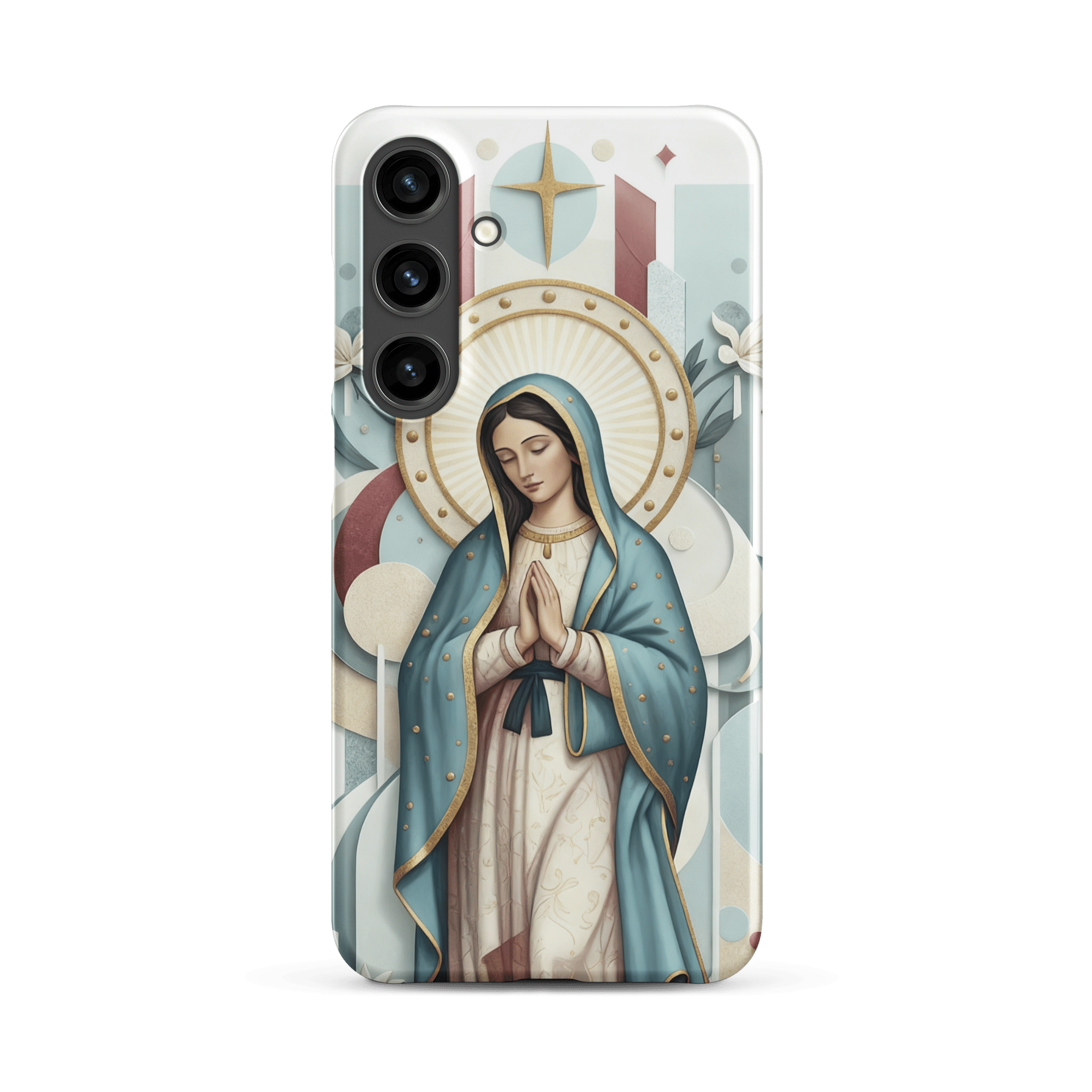Blessed Mother Mary Pray For Us Snap Samsung Case - Image 5