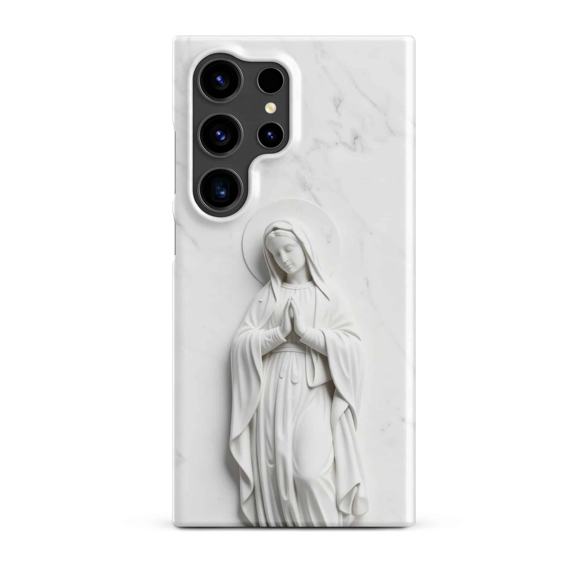 Virgin Mary Marble Snap Samsung Case - Image 4