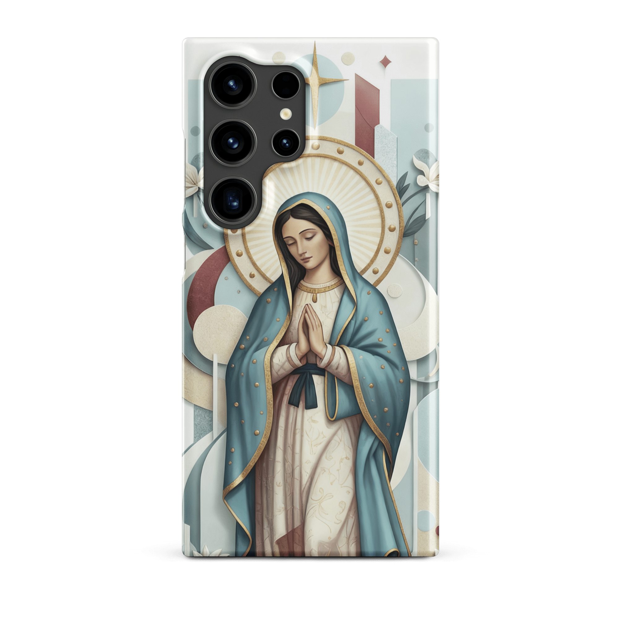Blessed Mother Mary Pray For Us Snap Samsung Case - Image 4