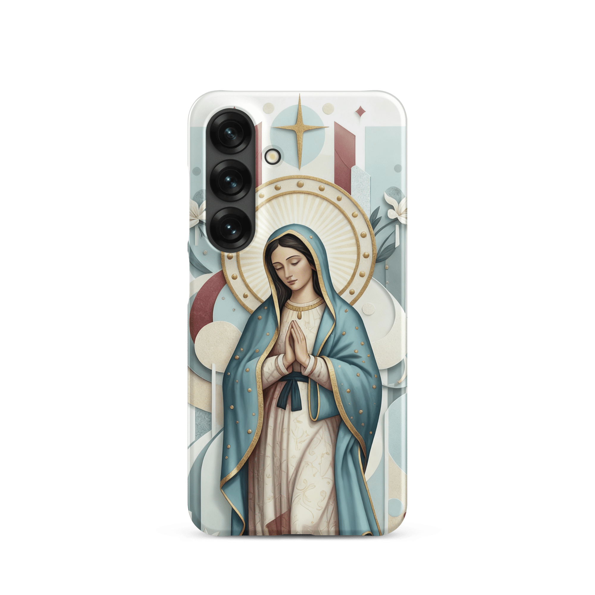 Blessed Mother Mary Pray For Us Snap Samsung Case - Image 3