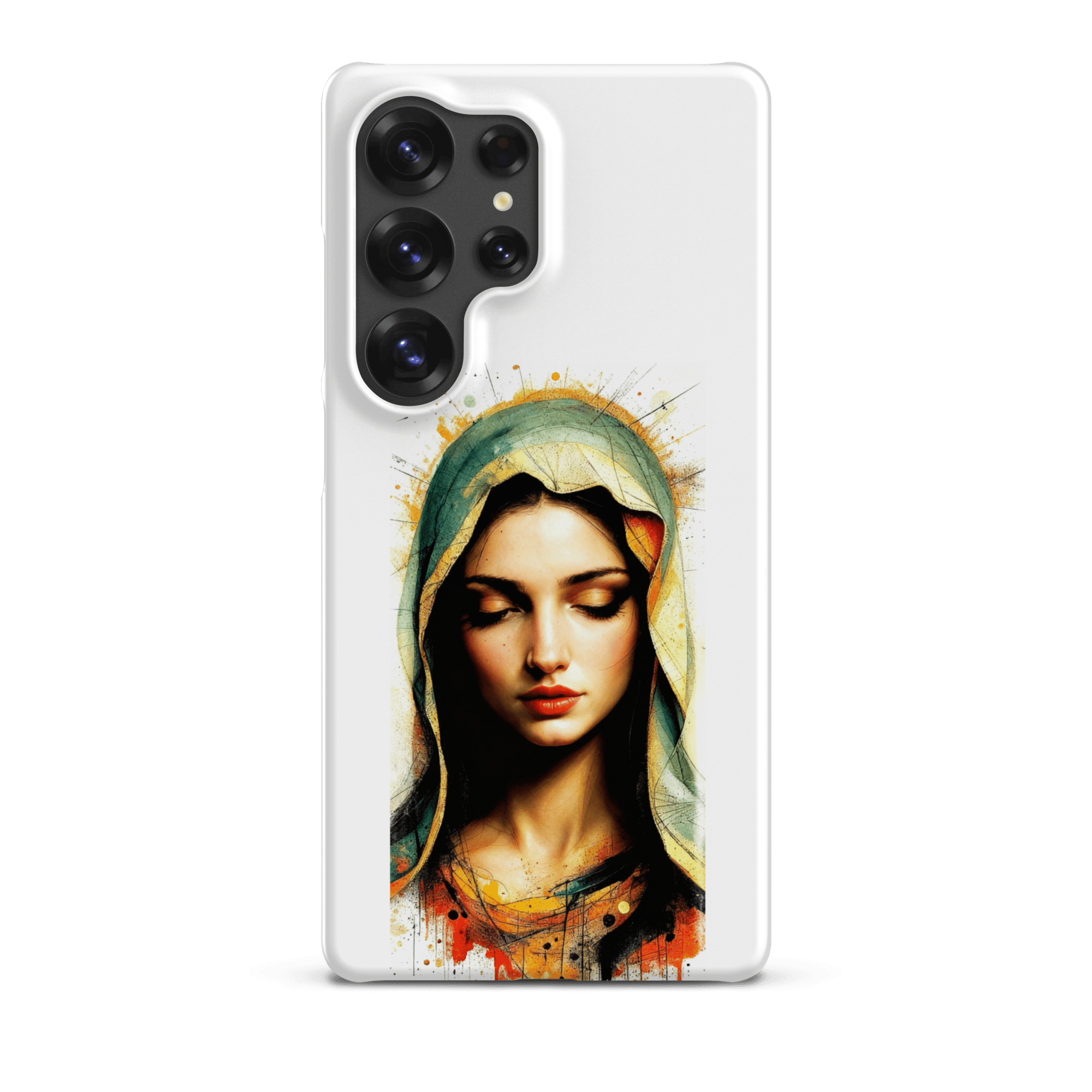 Mary of Nazareth Portrait Snap Samsung Case - Image 2