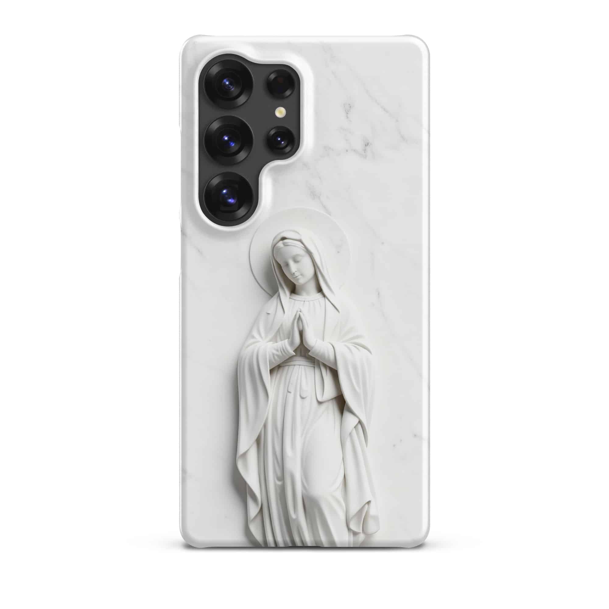 Virgin Mary Marble Snap Samsung Case - Image 2