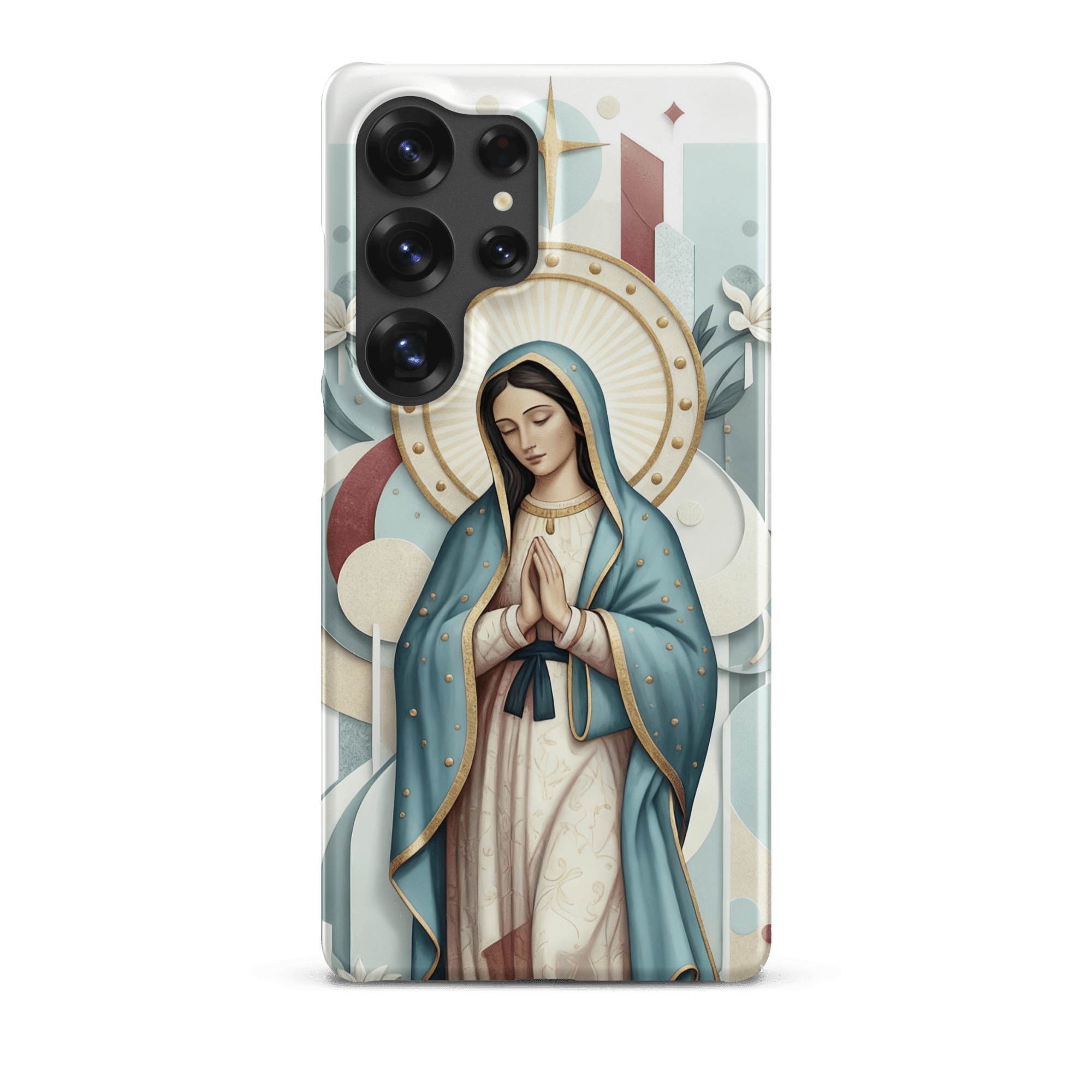 Blessed Mother Mary Pray For Us Snap Samsung Case - Image 2