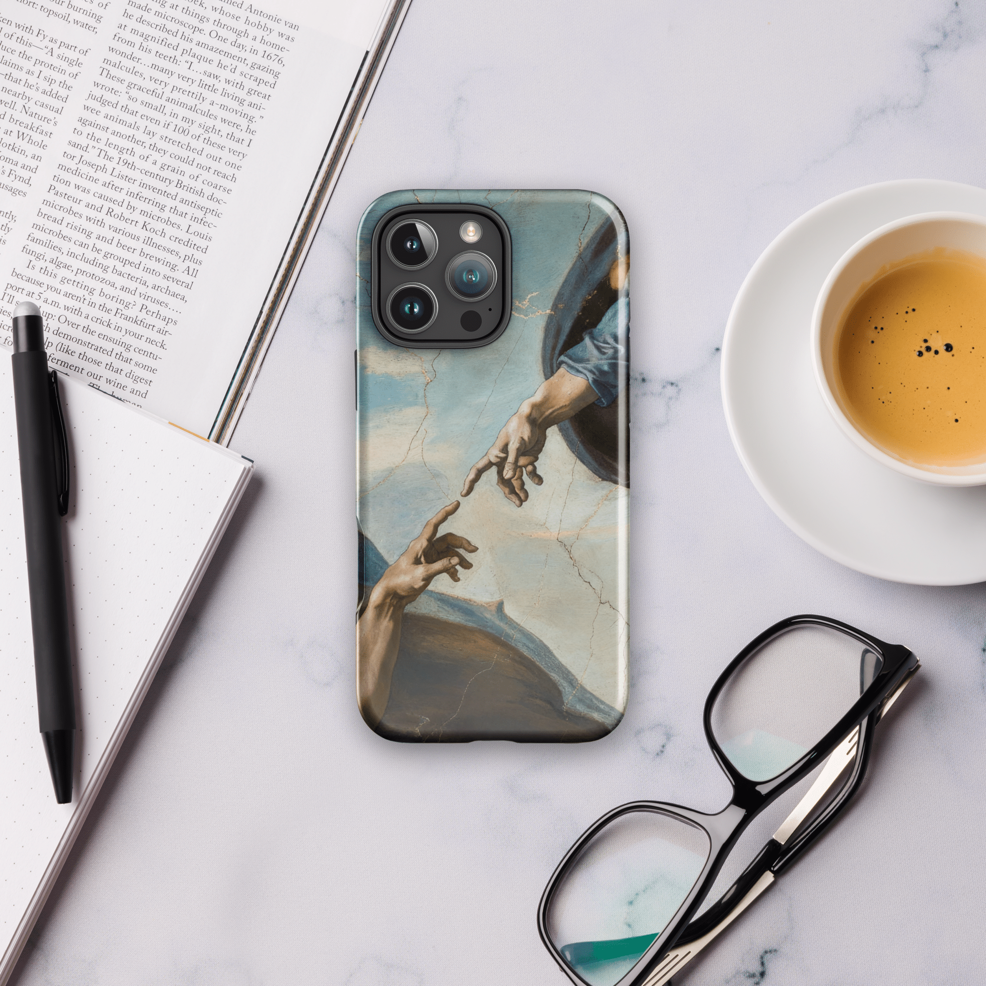 Creation of Adam Hands of God Tough iPhone Case - Image 11