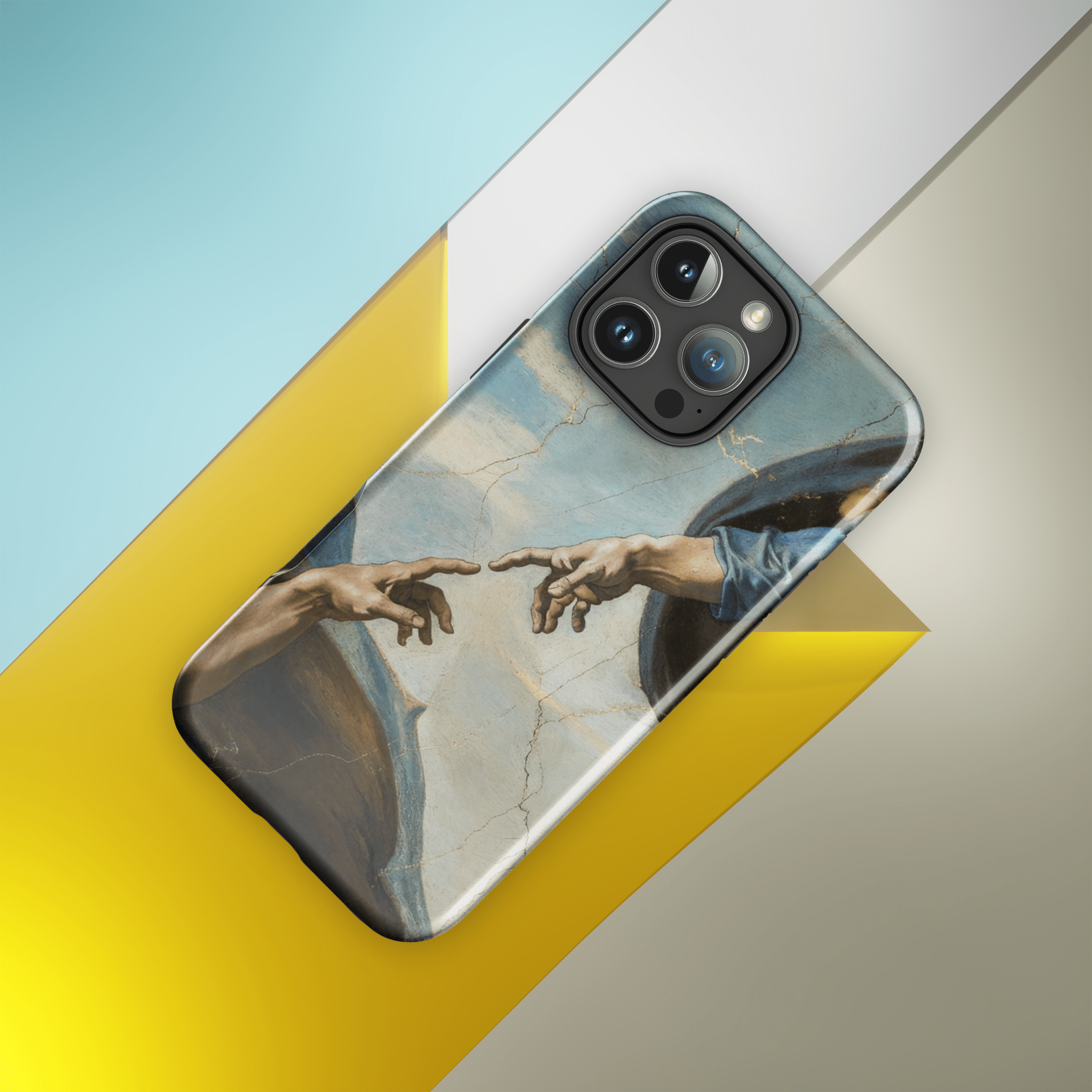 Creation of Adam Hands of God Tough iPhone Case - Image 12