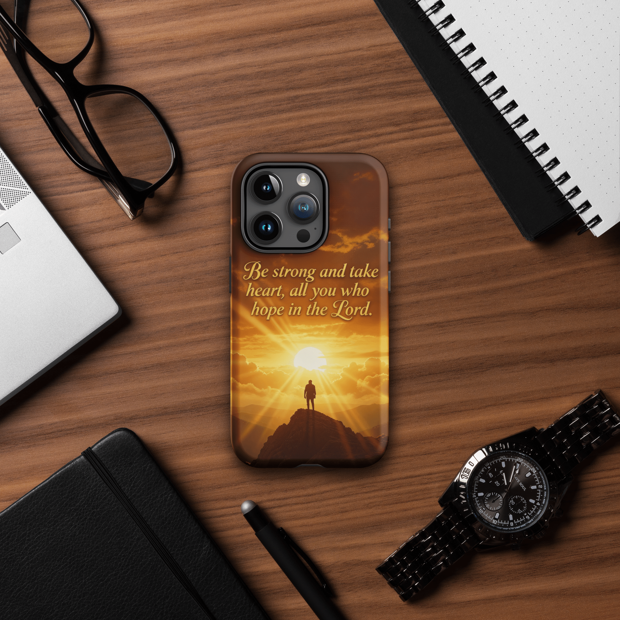 Be Strong in The Lord Tough iPhone Case - Image 11