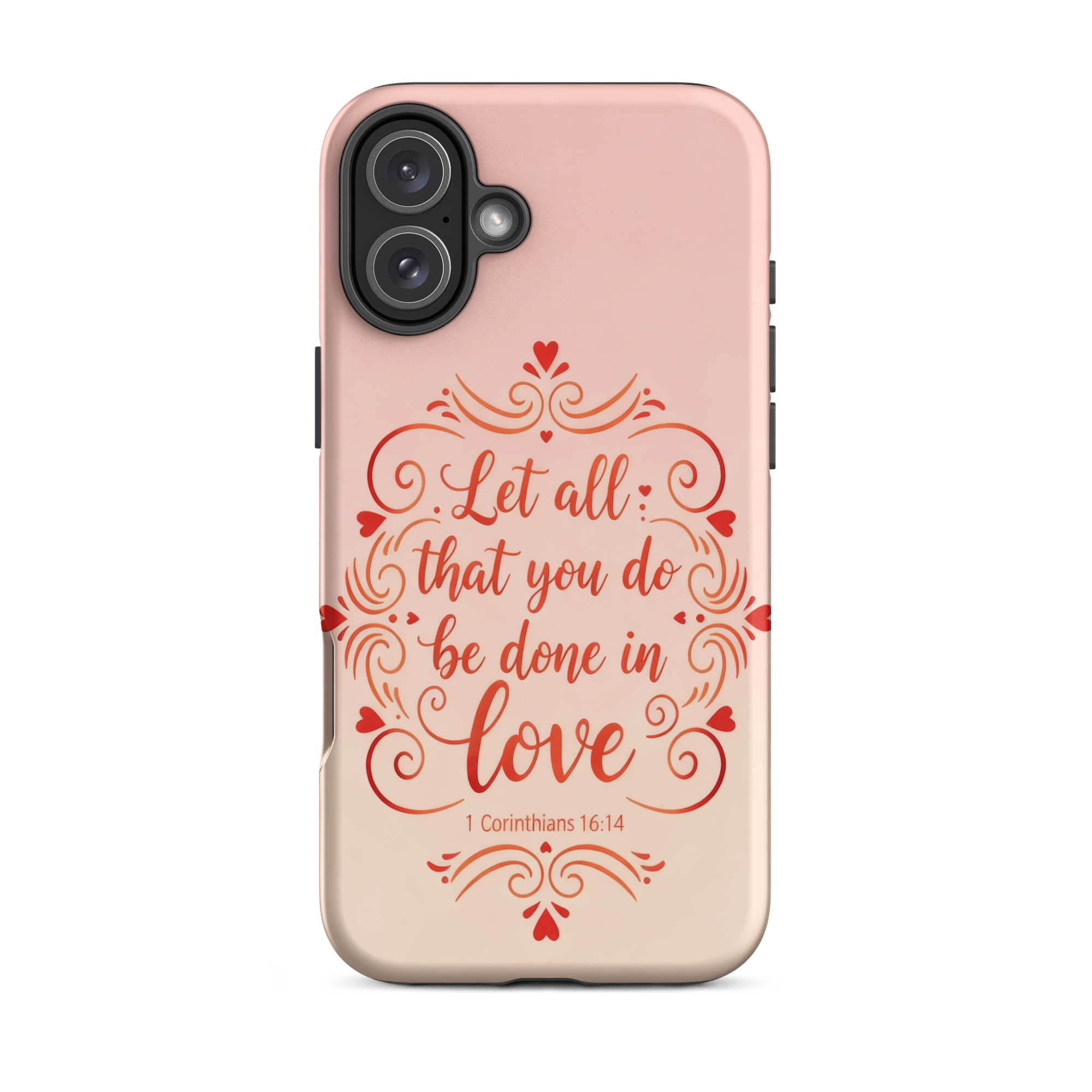 Corinthians Love Script Tough iPhone Case - Image 9