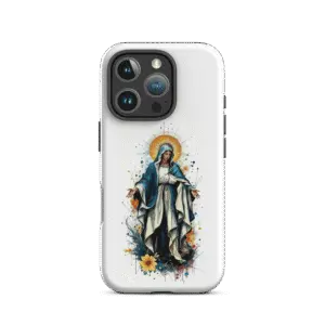 Our Lady of Grace Watercolor Tough iPhone Case