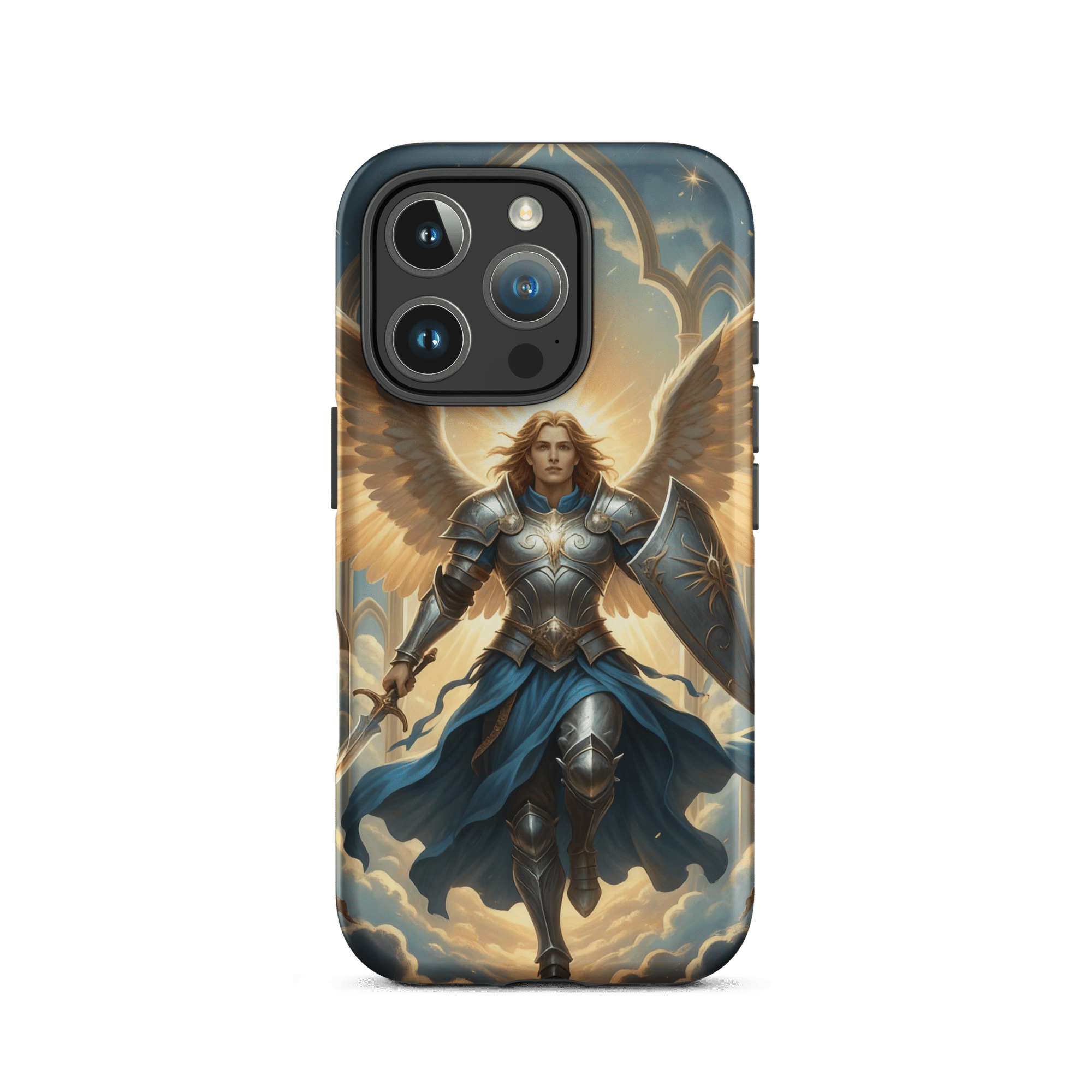 Archangel Michael Tough iPhone Case - Image 8