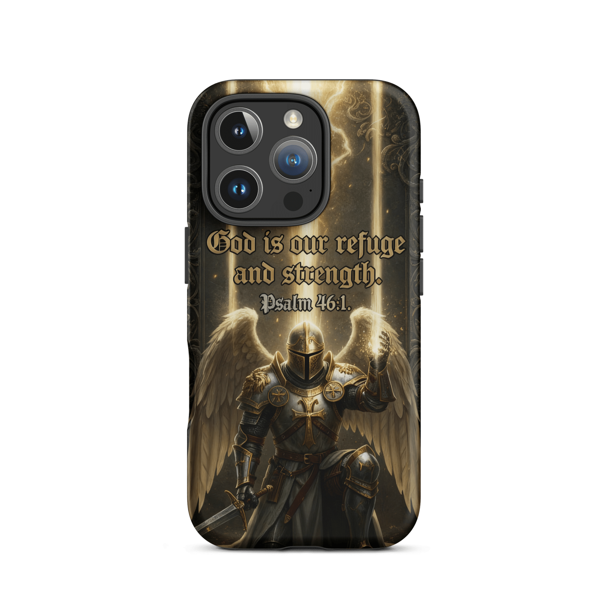 God Is Our Refuge Tough iPhone Case - Image 8