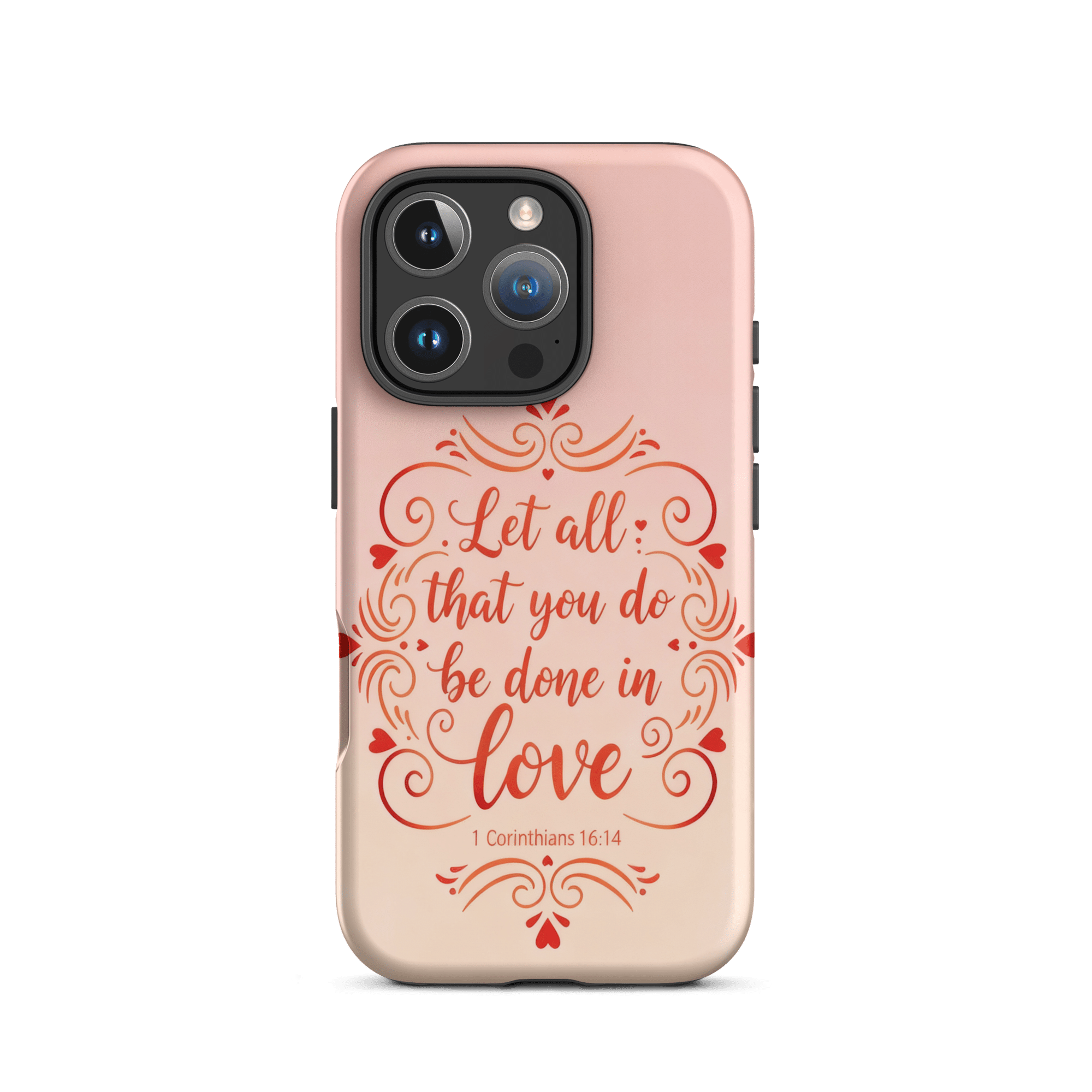 Corinthians Love Script Tough iPhone Case - Image 8