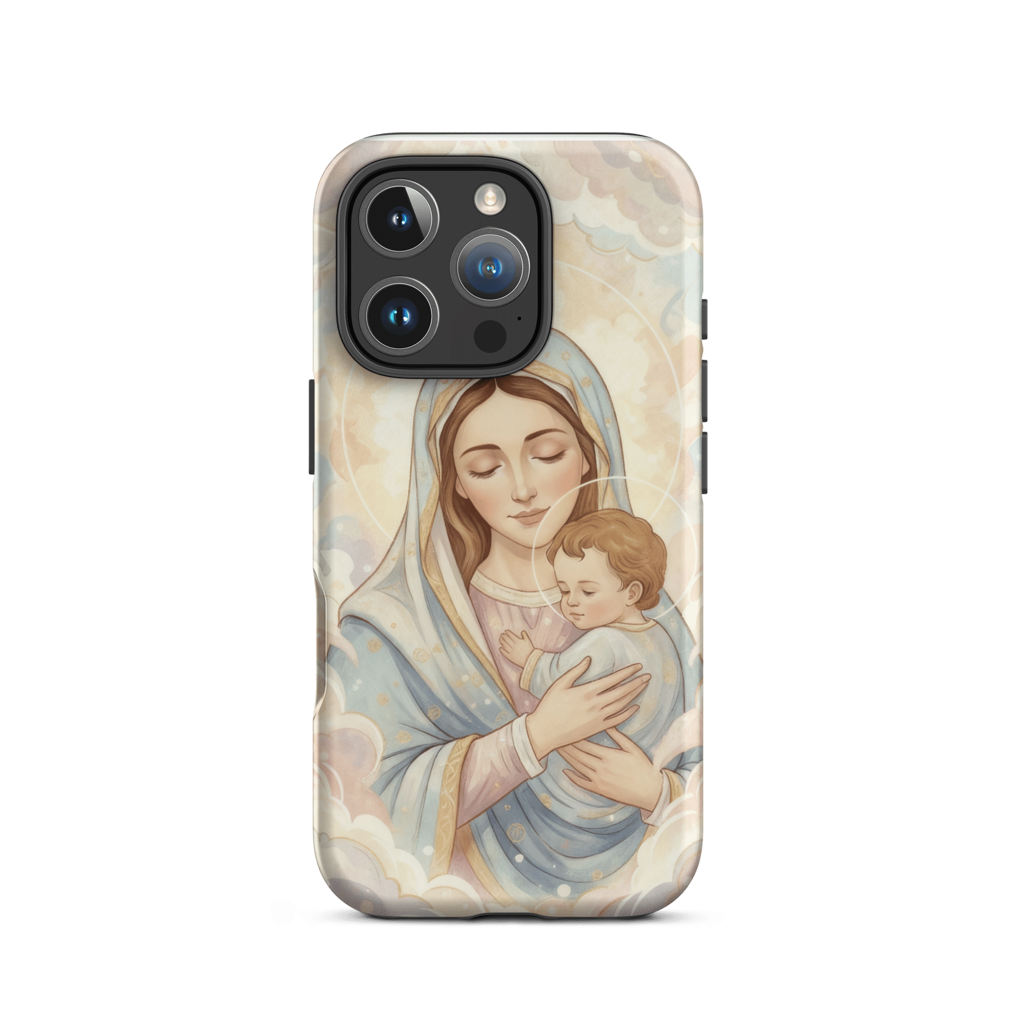 Madonna And Baby Jesus Tough iPhone Case - Image 8