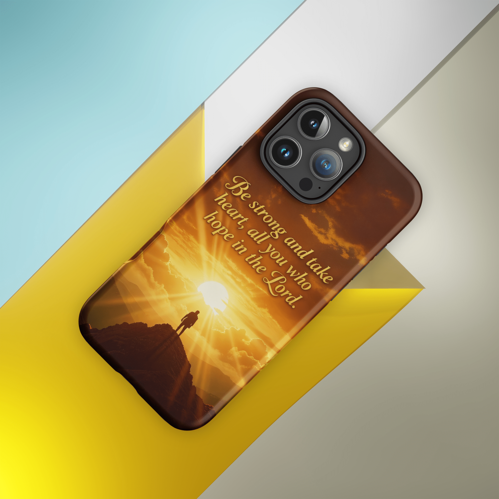 Be Strong in The Lord Tough iPhone Case - Image 10