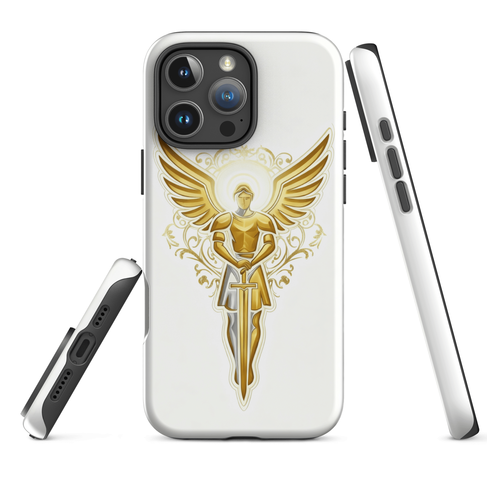 Golden Angel Tough iPhone Case - Image 9