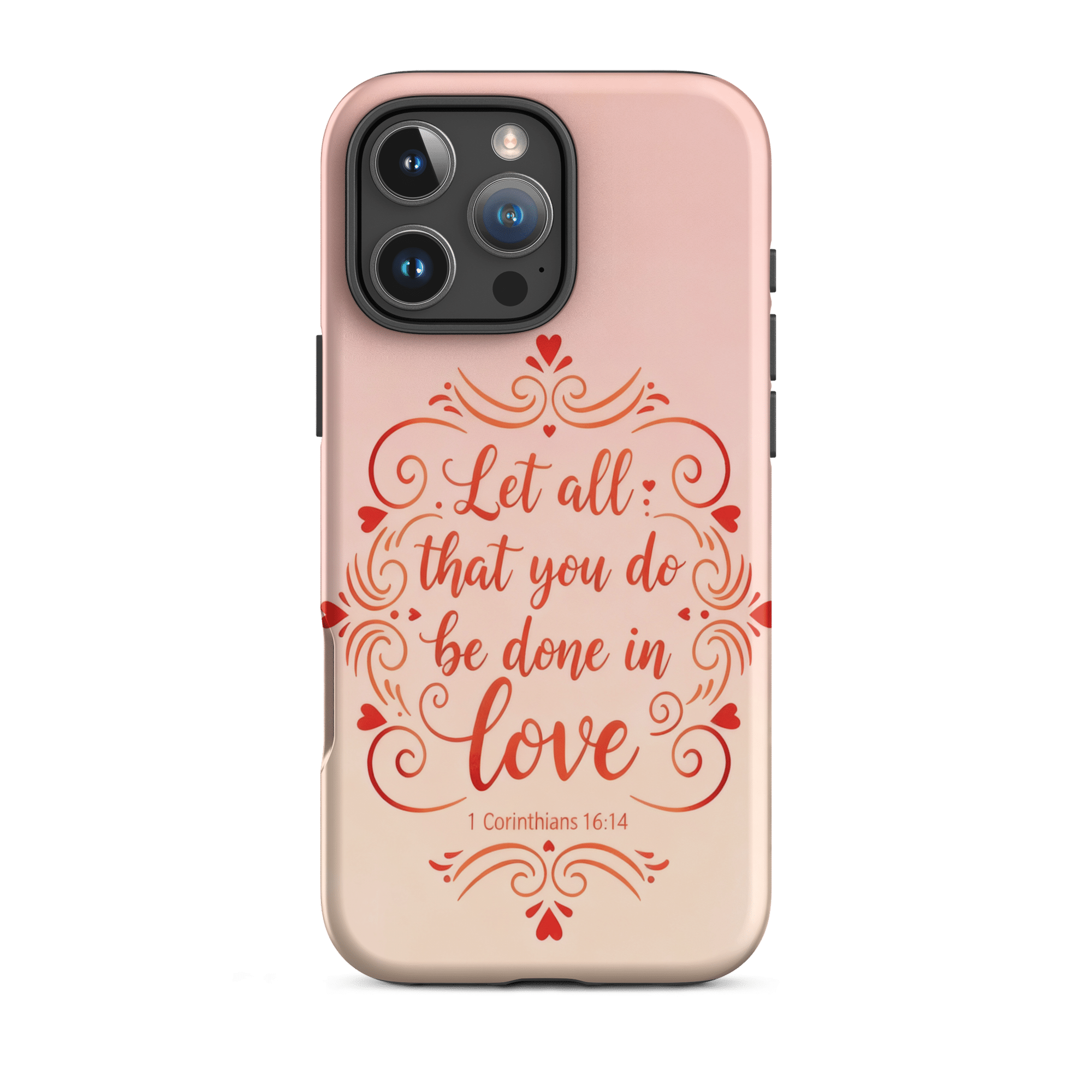 Corinthians Love Script Tough iPhone Case - Image 7