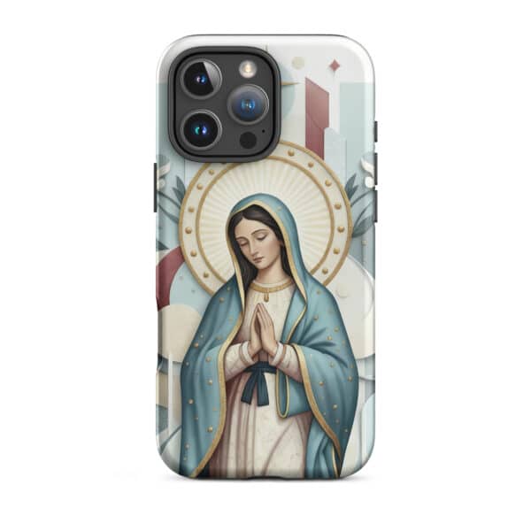 Blessed Mother Mary Pray For Us Tough iPhone Case
