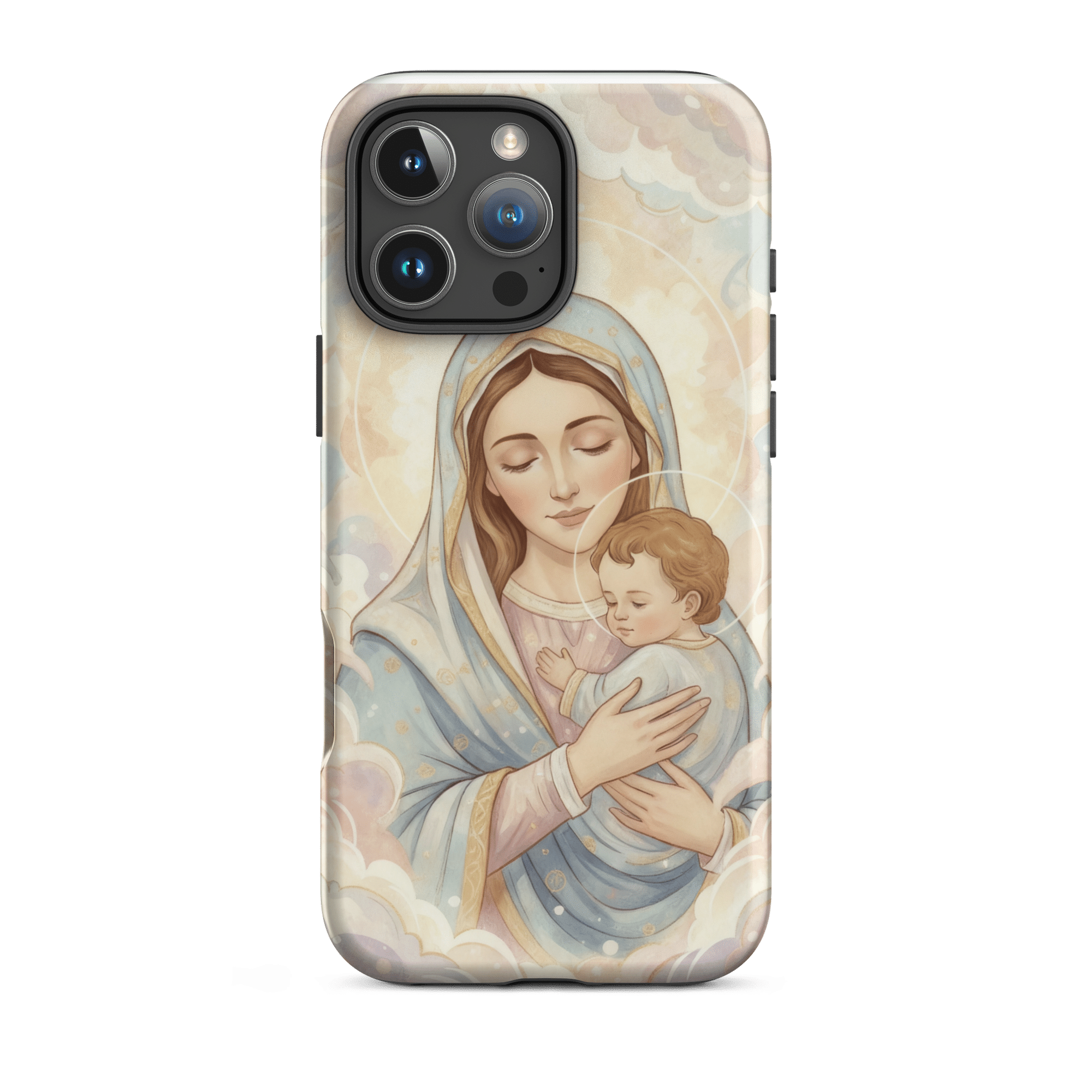 Madonna And Baby Jesus Tough iPhone Case