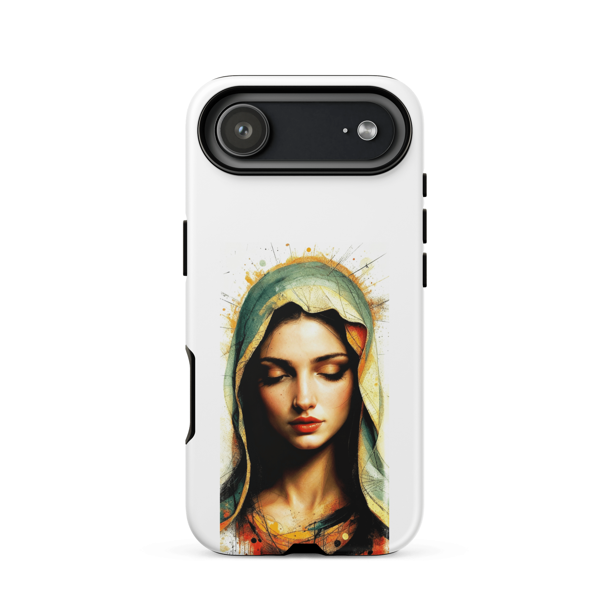 Mary of Nazareth Portrait Tough iPhone Case - Image 6