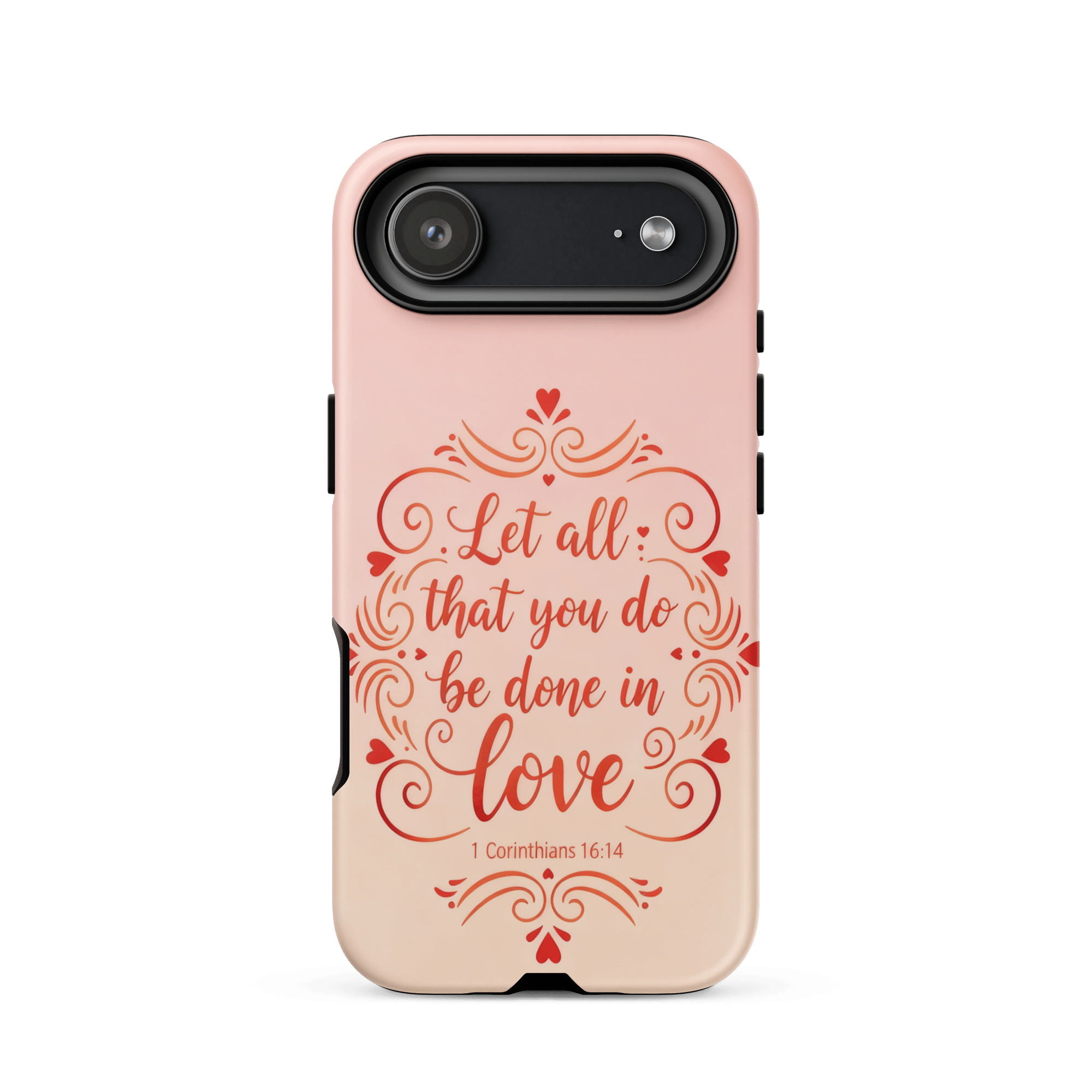 Corinthians Love Script Tough iPhone Case - Image 5