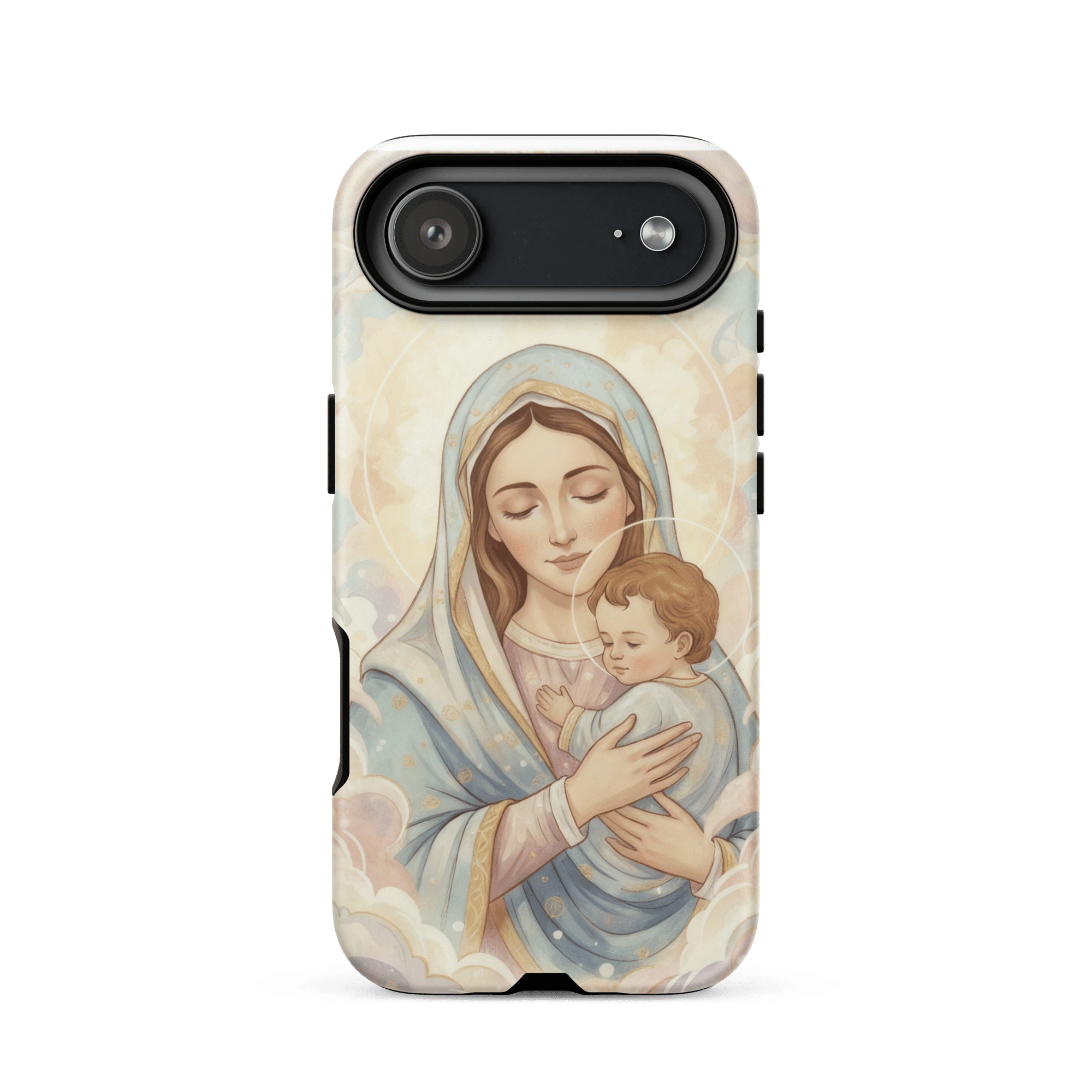 Madonna And Baby Jesus Tough iPhone Case - Image 6