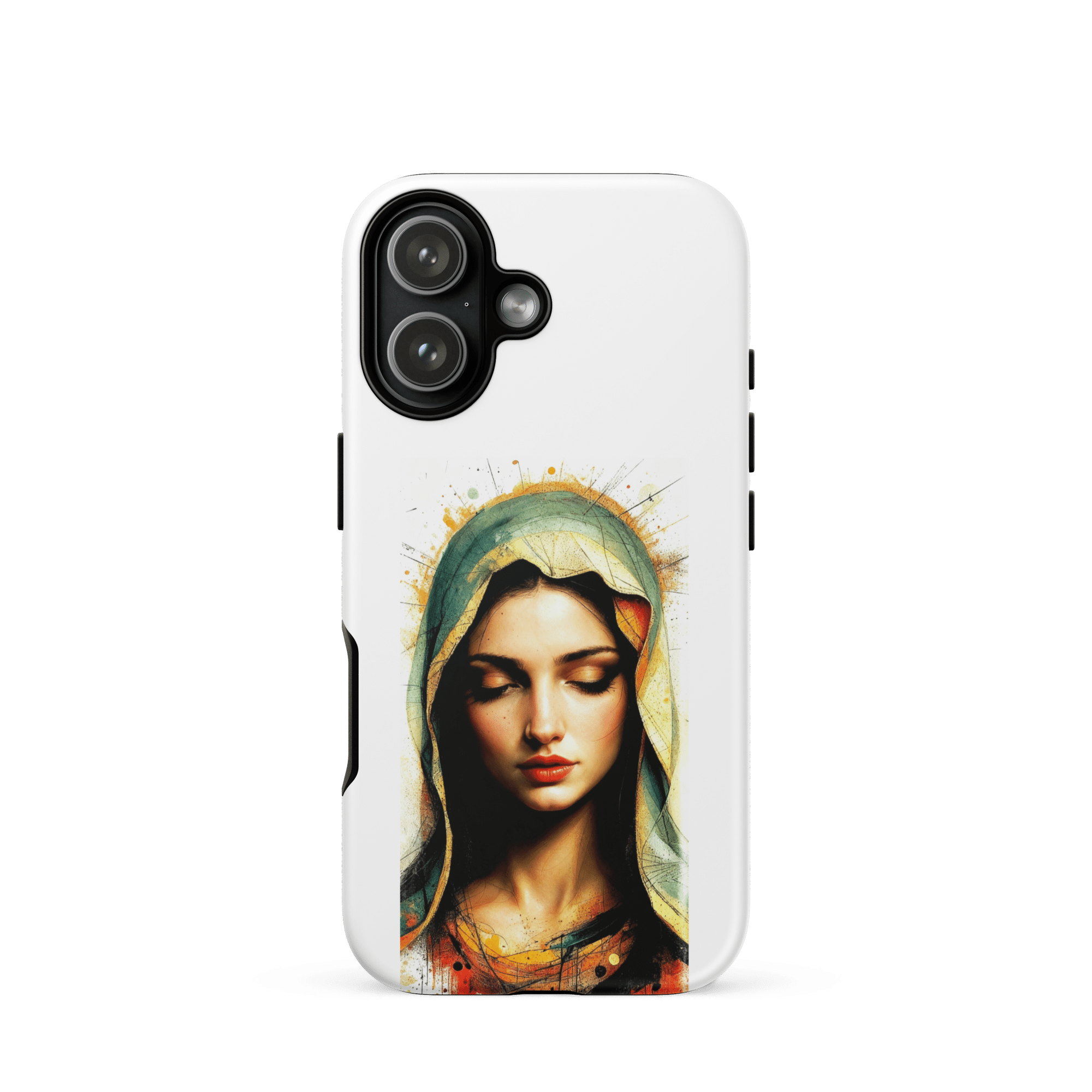 Mary of Nazareth Portrait Tough iPhone Case - Image 7