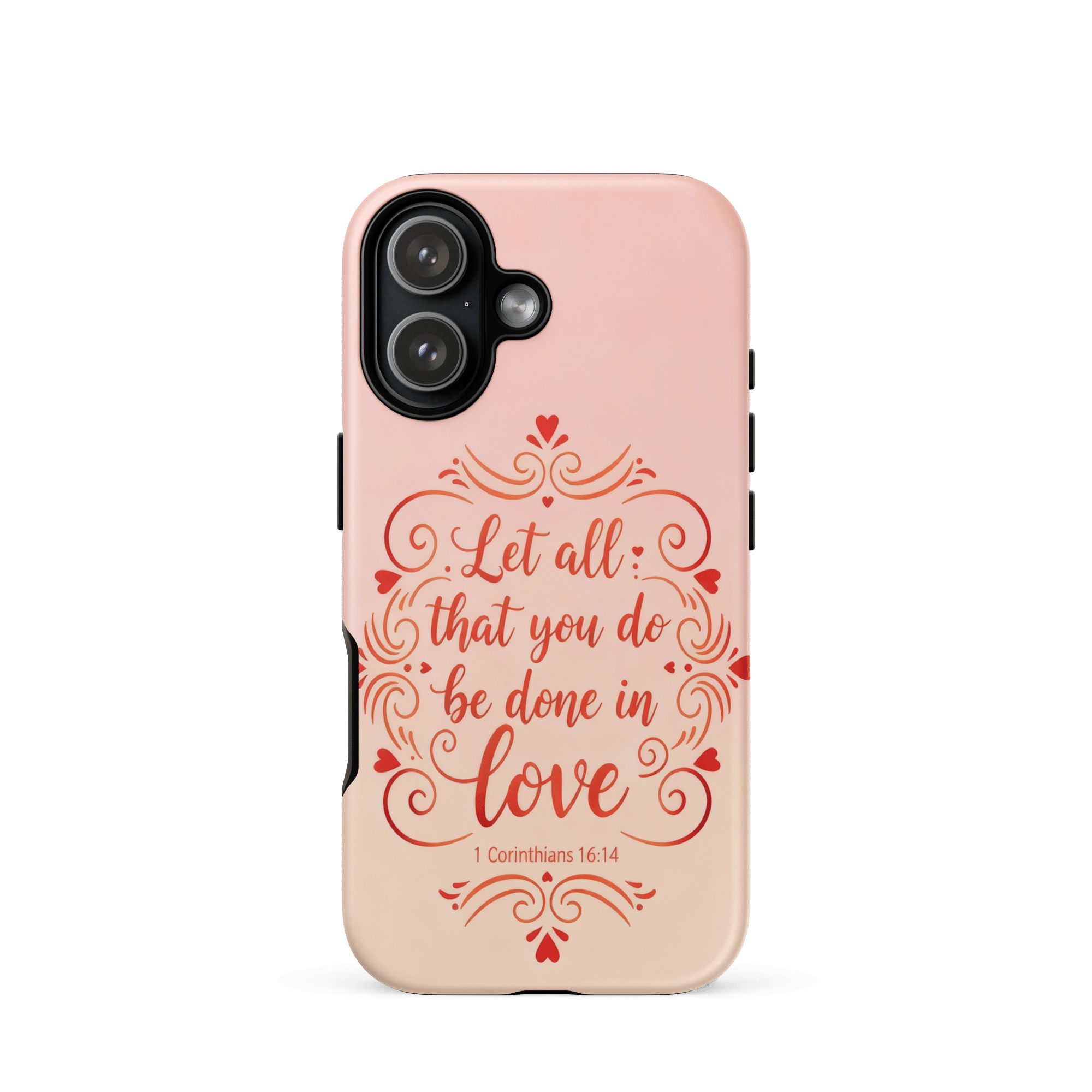 Corinthians Love Script Tough iPhone Case - Image 6