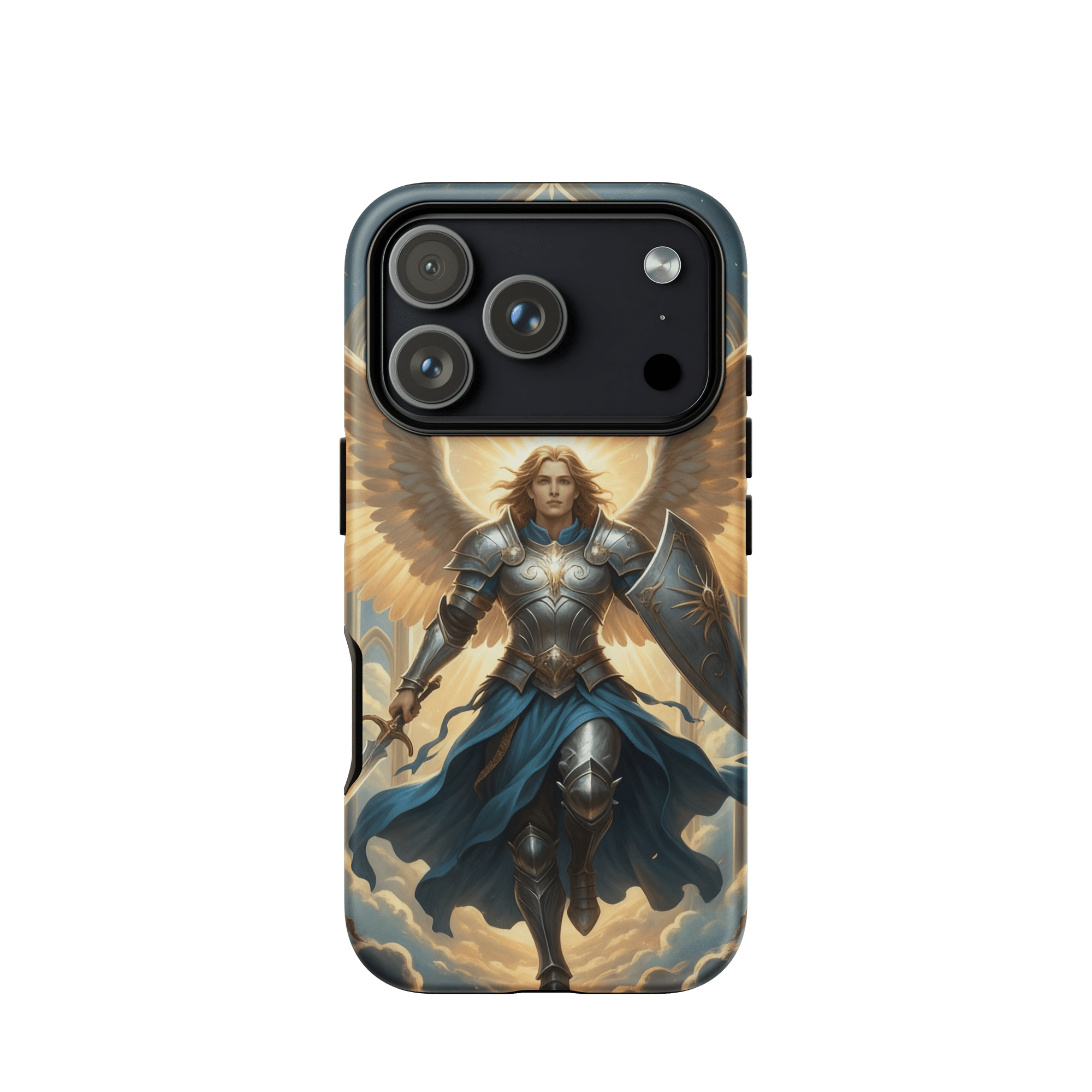 Archangel Michael Tough iPhone Case - Image 4