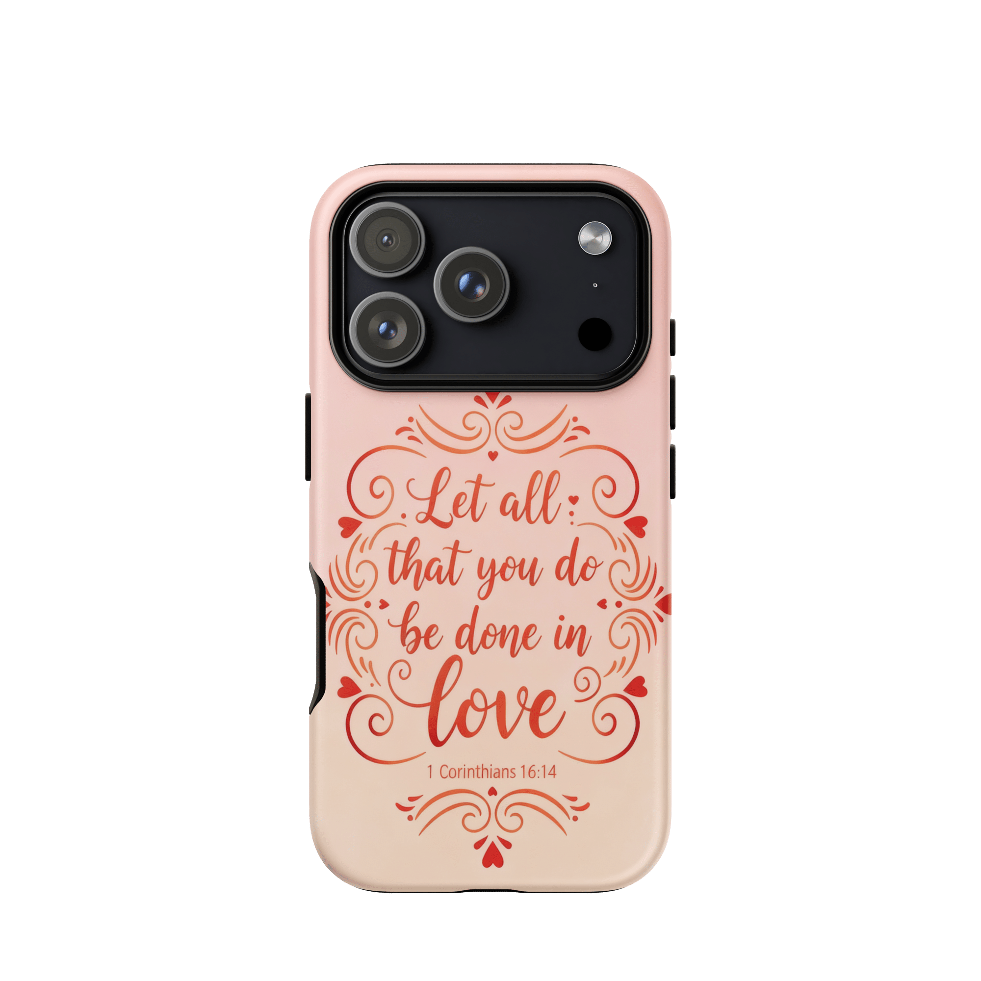 Corinthians Love Script Tough iPhone Case - Image 4