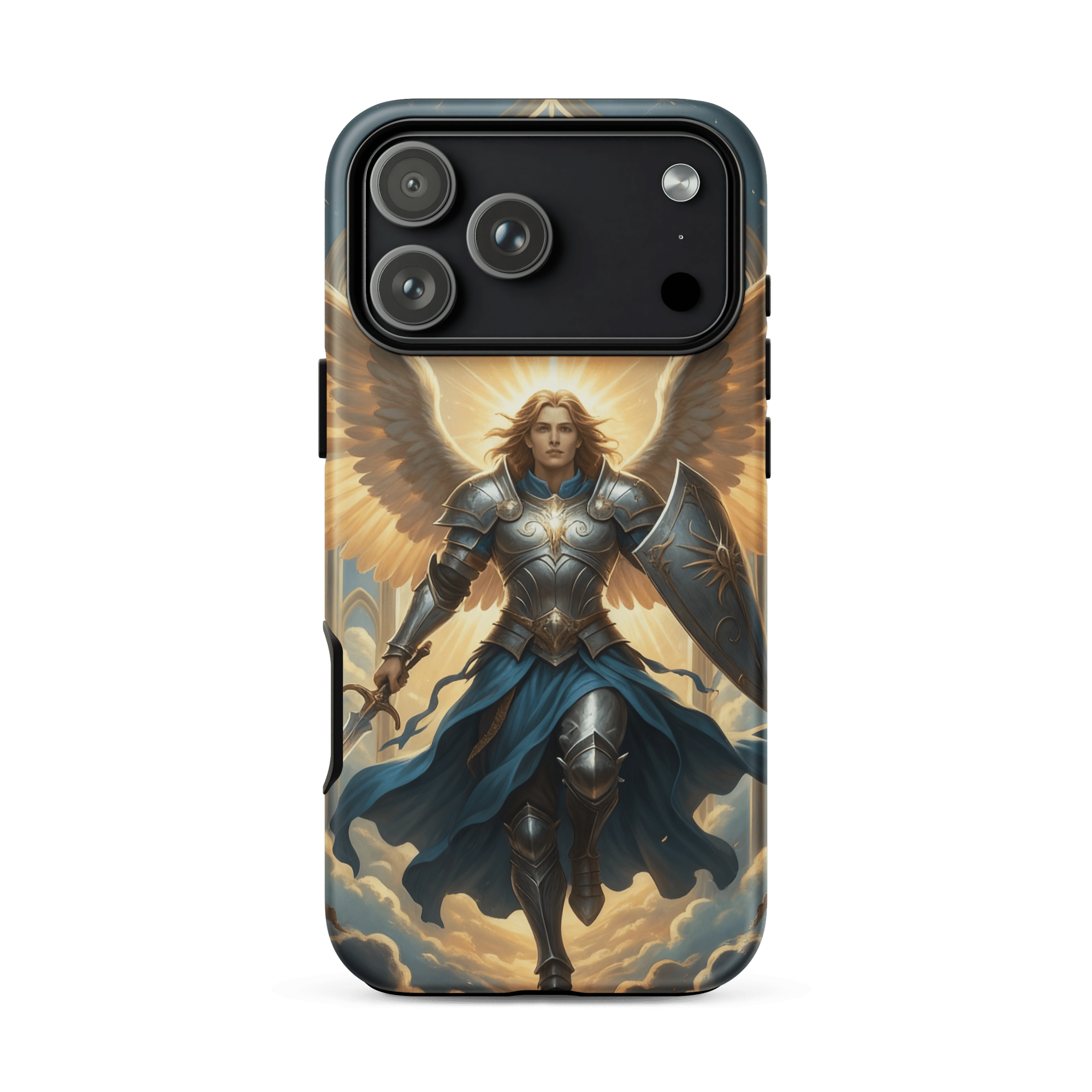 Archangel Michael Tough iPhone Case - Image 3