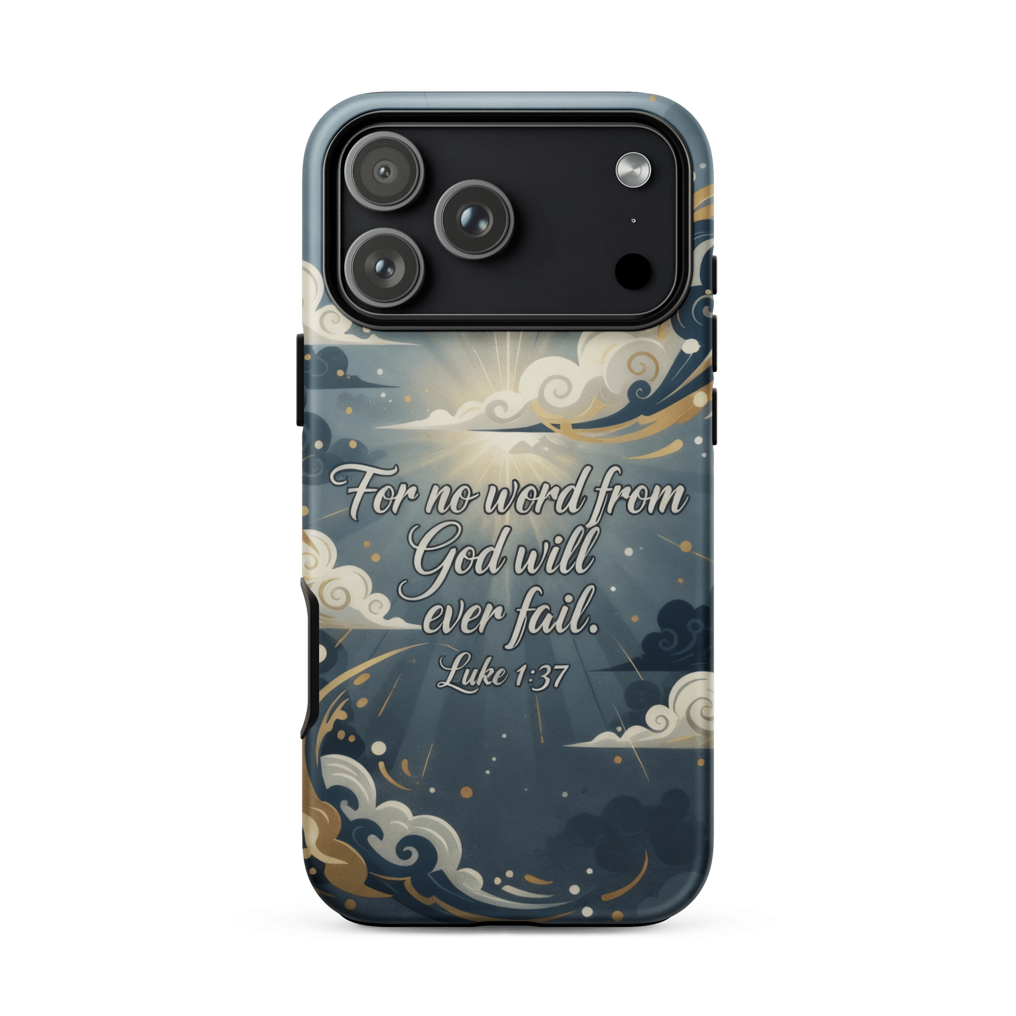 All Things Are Possible With God Tough iPhone Case - Image 3